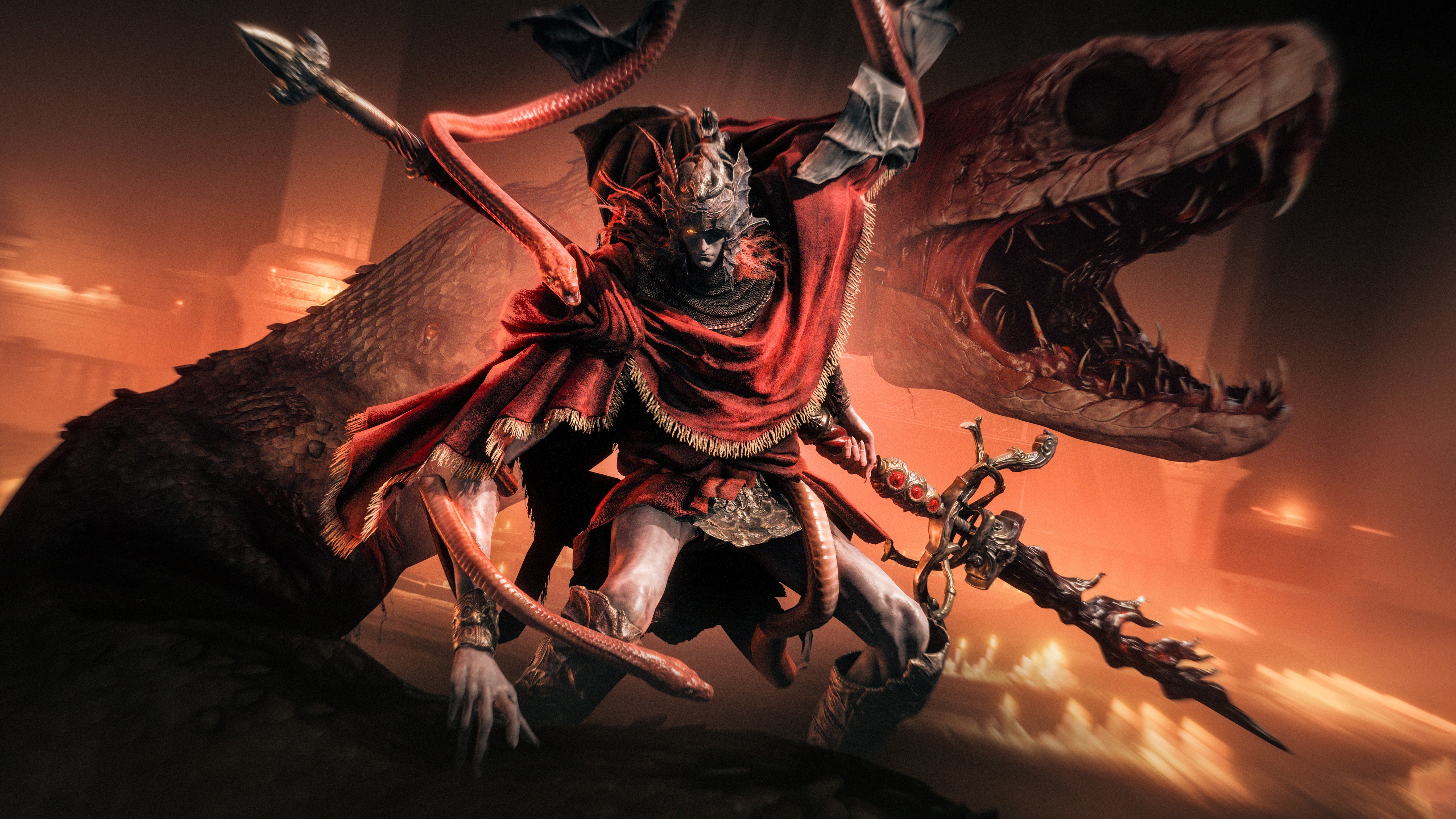 Messmer the Impaler Wallpaper 4K, Elden Ring, Boss Fight, 5K, 8K