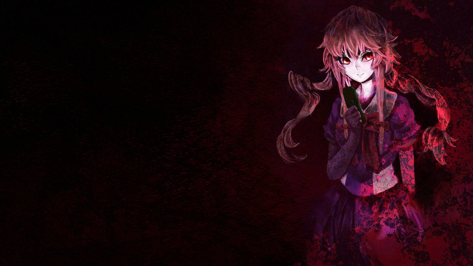 Download Dark Yuno Gasai Wallpaper