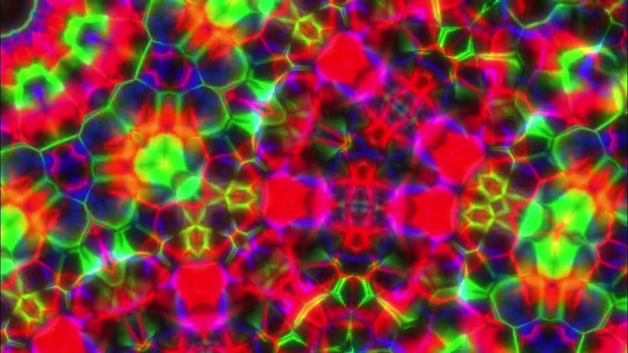 Psychedelic Geometry 4K VJ Loop Trippy Background Animated Wallpaper