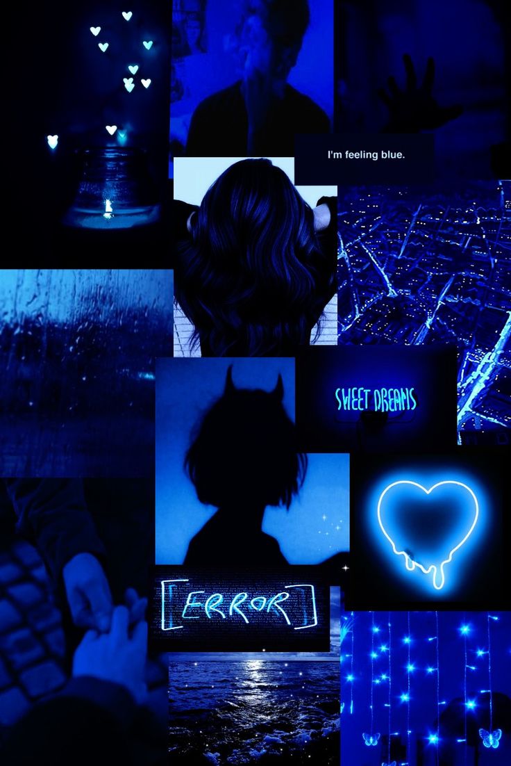 blue. Black aesthetic wallpaper, Blue background wallpaper, Cute girl wallpaper