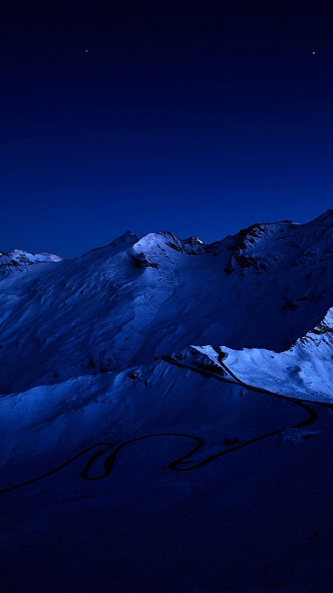 Wallpaper Dark Blue Aesthetic Nature, Aesthetics, Nature, Blue, Mountainous Landforms, Background Free Image