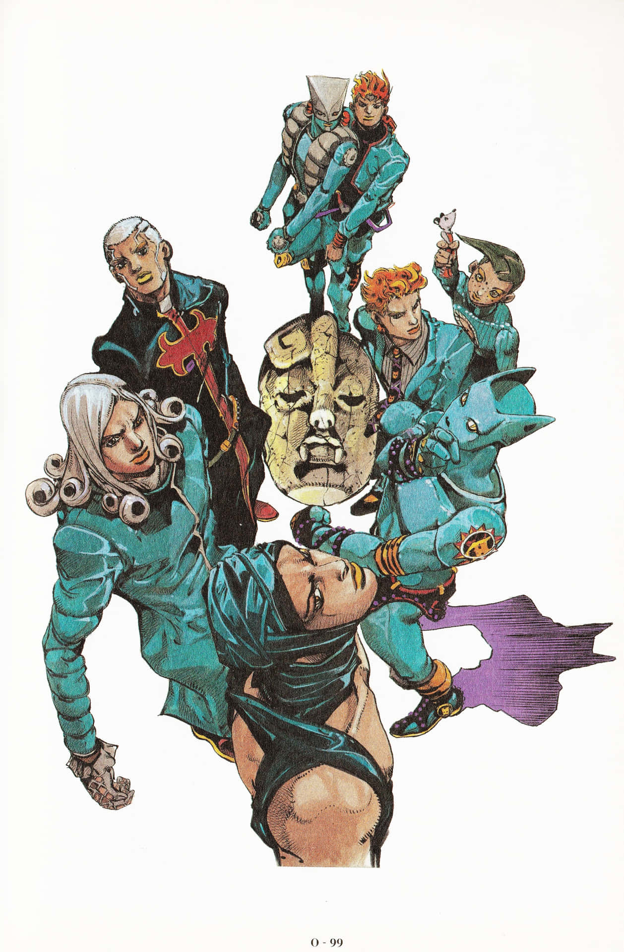 Download Enrico Pucci, Stand user and main antagonist of JoJo's Bizarre Adventure: Stone Ocean Wallpaper