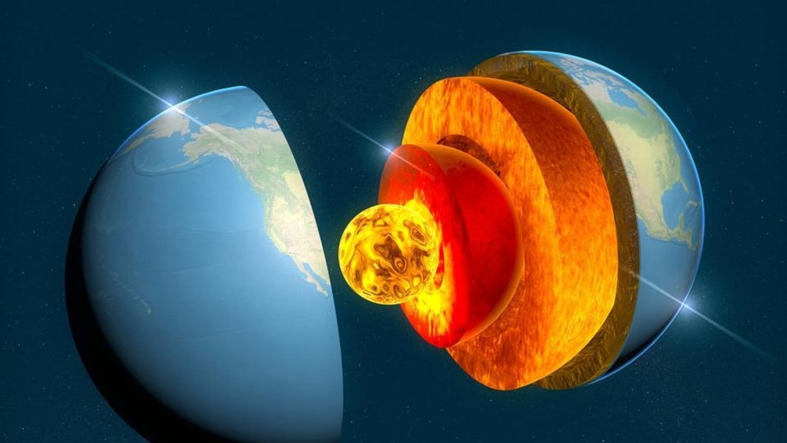 Earth core's mysterious new layer formed due to surface water diving deep: Study