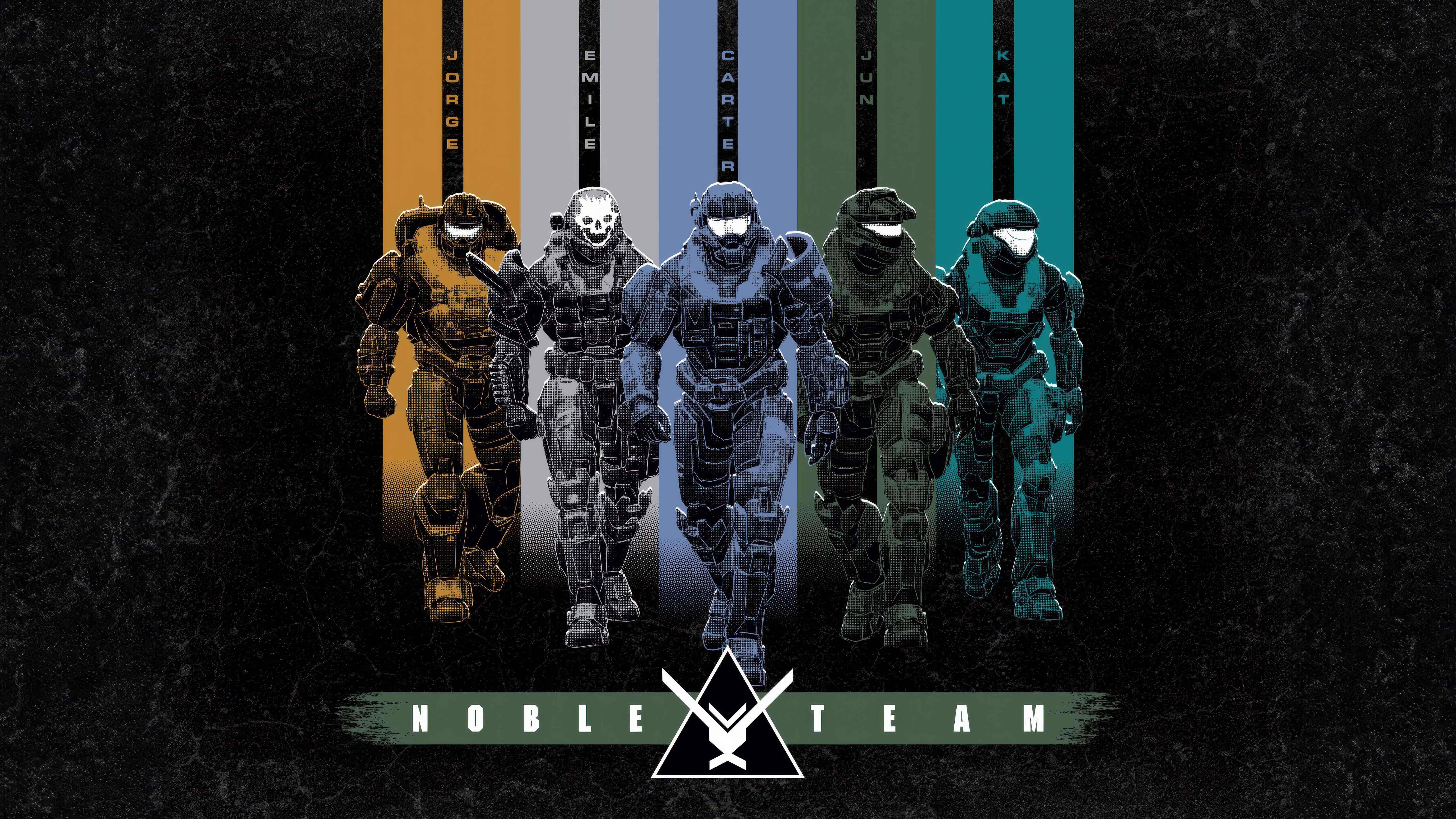 Noble Team Wallpaper 4K, Halo, 5K, Digital Art