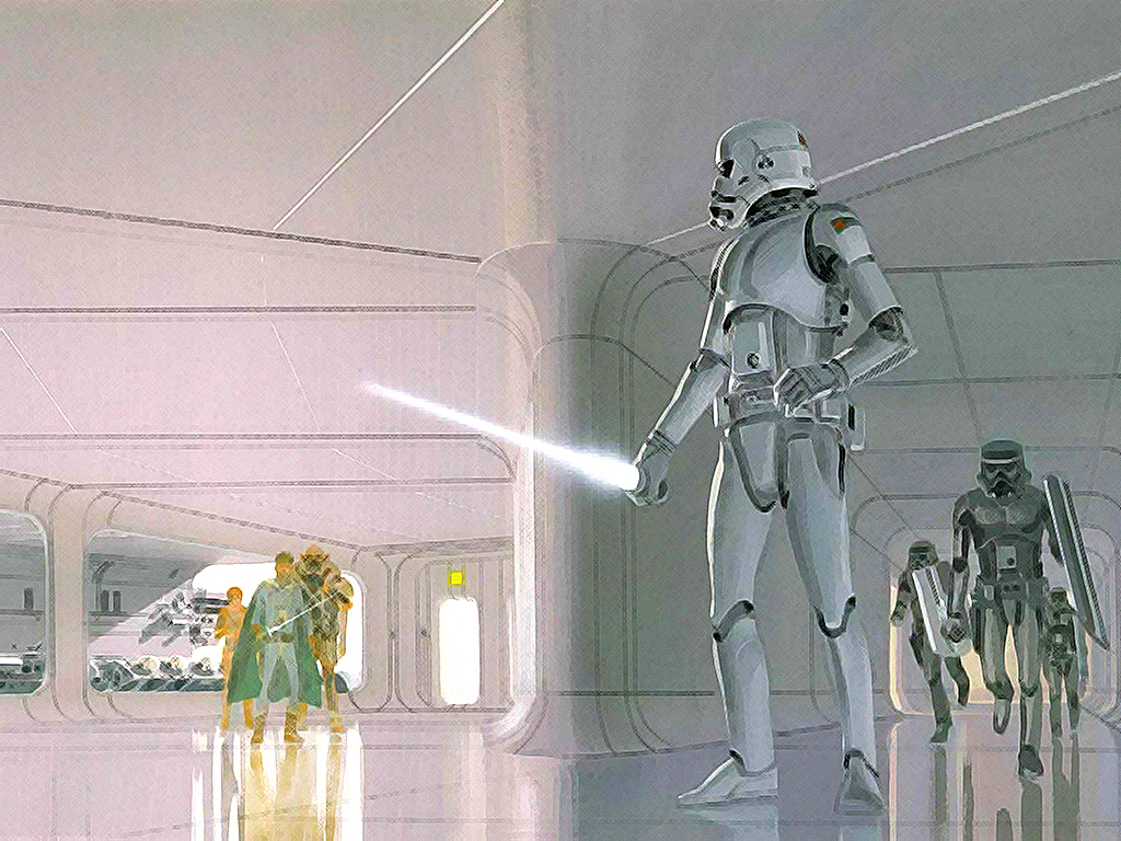Wallpaper of the Week: Ralph McQuarrie 'Star Wars' concept art