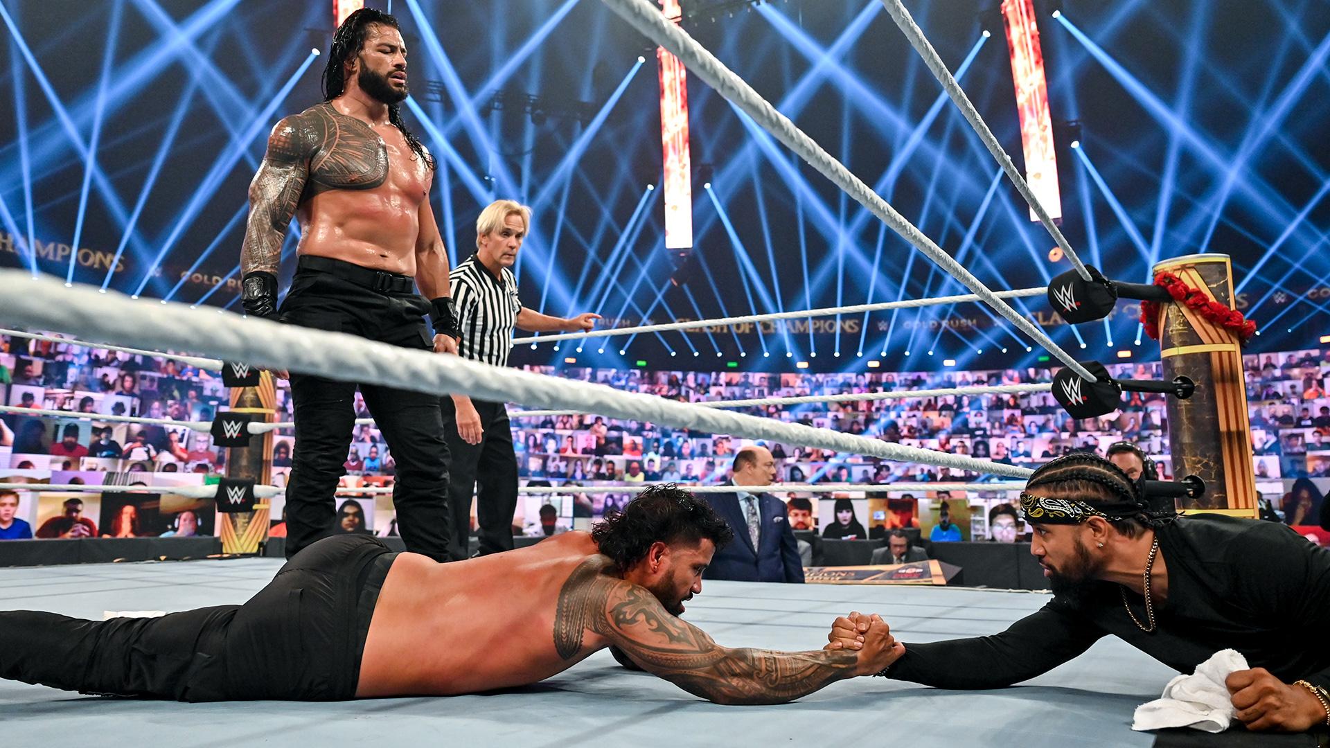 Roman Reigns Vs Jey Uso (WWE, 9 27 2020). Tape Machines Are Rolling