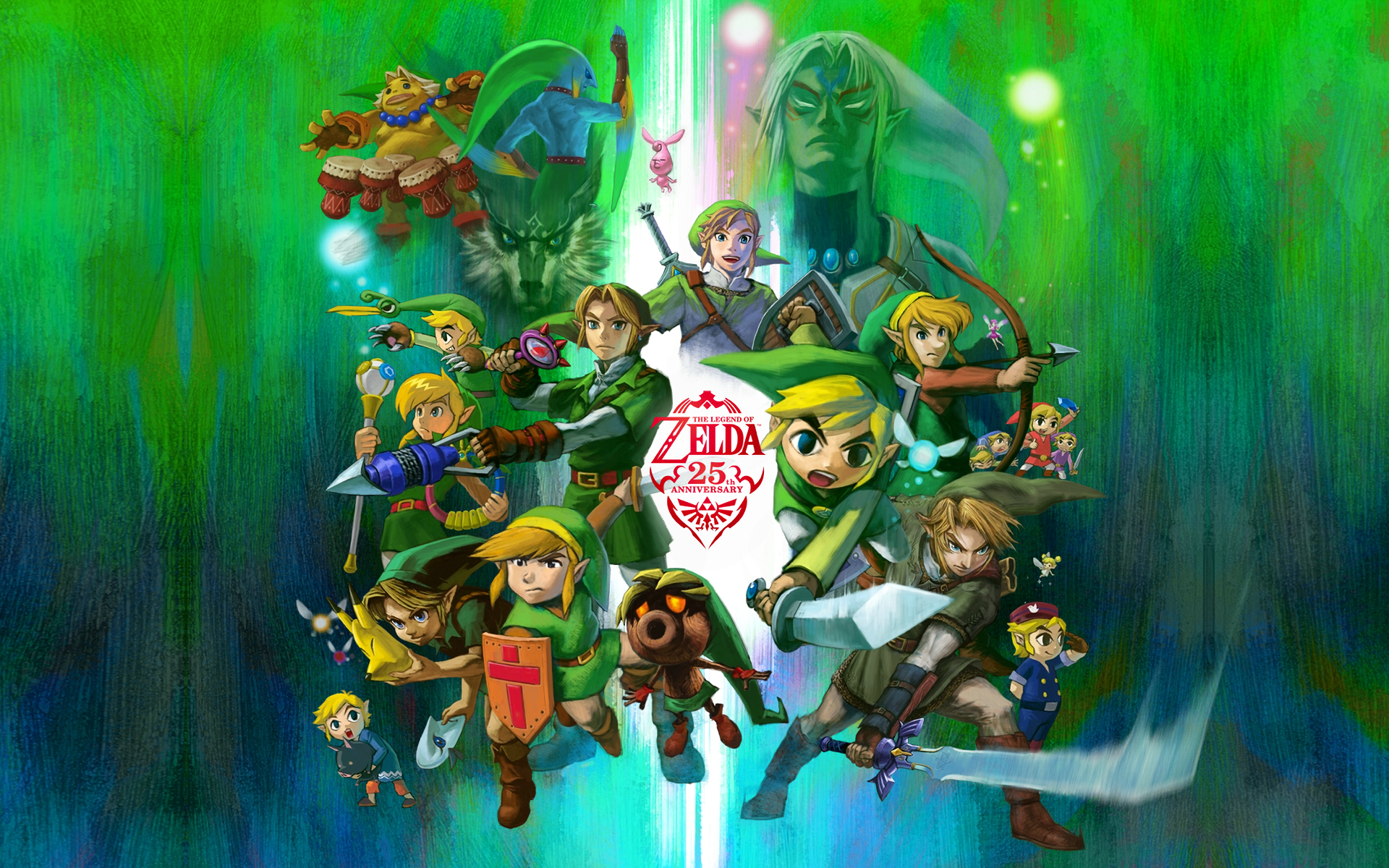 HD Wallpaper of Young Link in The Legend of Zelda