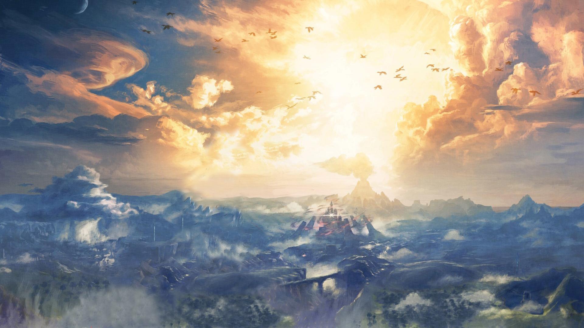 I couldn't find this background scenery anywhere. So I decided to delete Link! Hope you like it