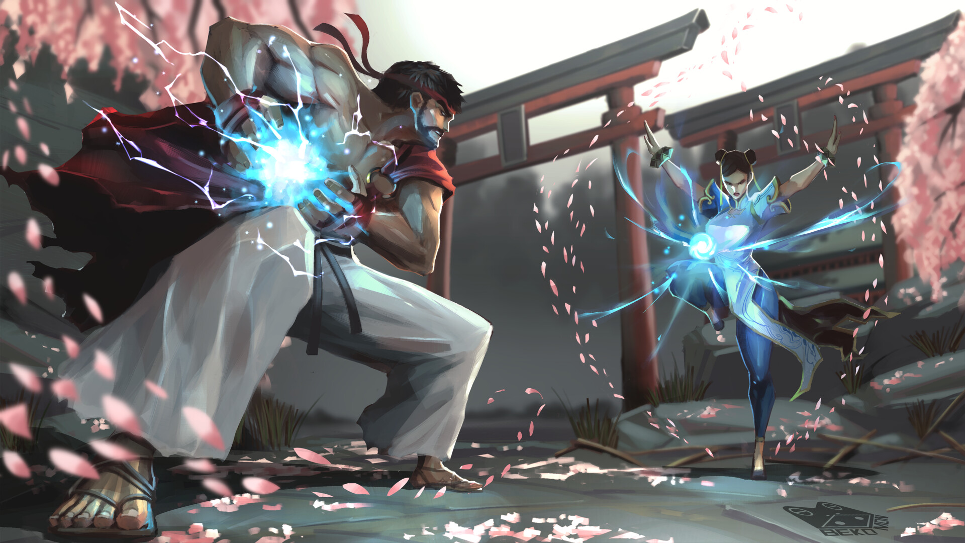 Ryu VS Chun Li Fighter 6