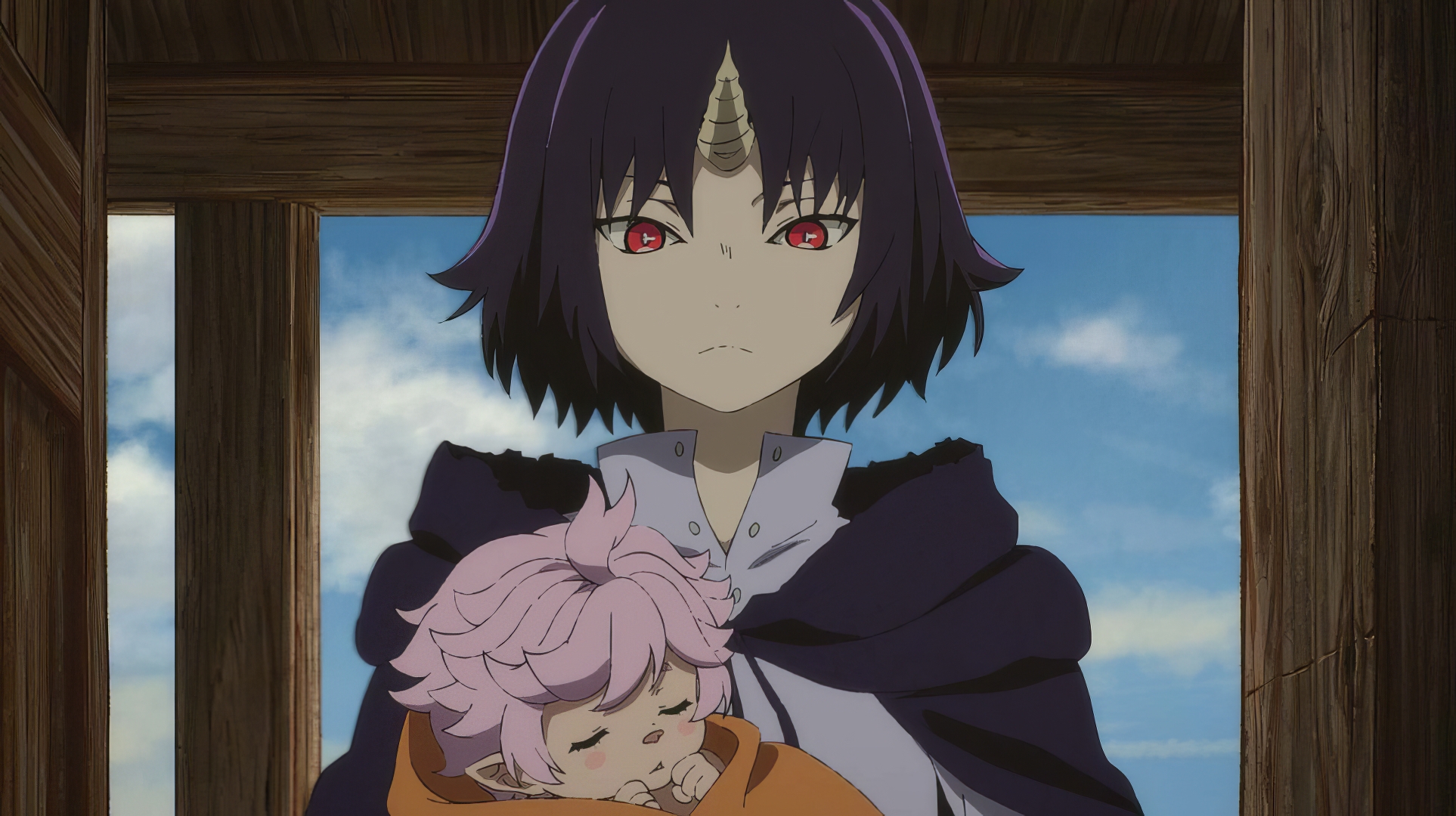 Dark Fantasy Anime: Clevatess Embrace HD Wallpaper