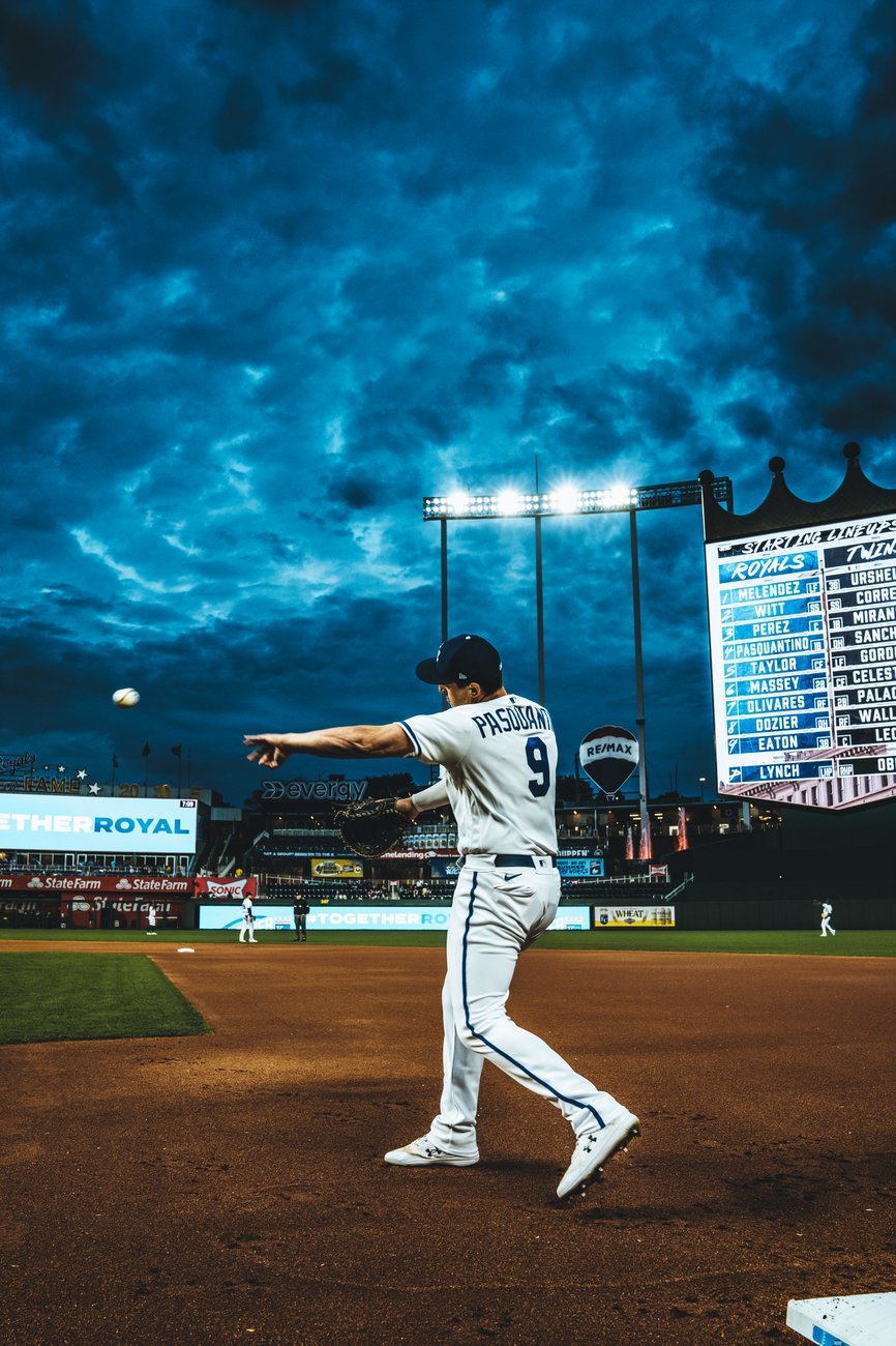 Kansas City Royals skies. #TogetherRoyal