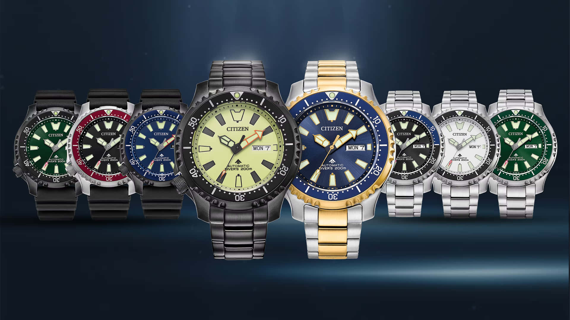 Download Citizen Automatic Dive Watches Wallpaper