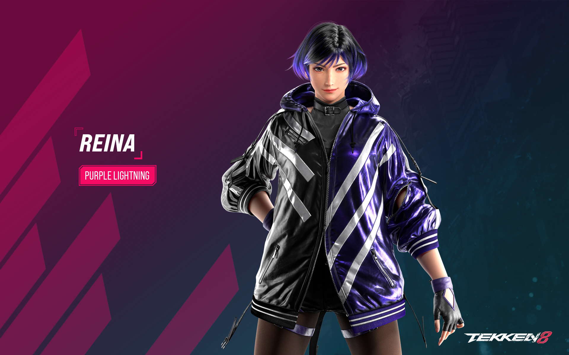 Tekken 8 Reina Wallpaper with Monocle