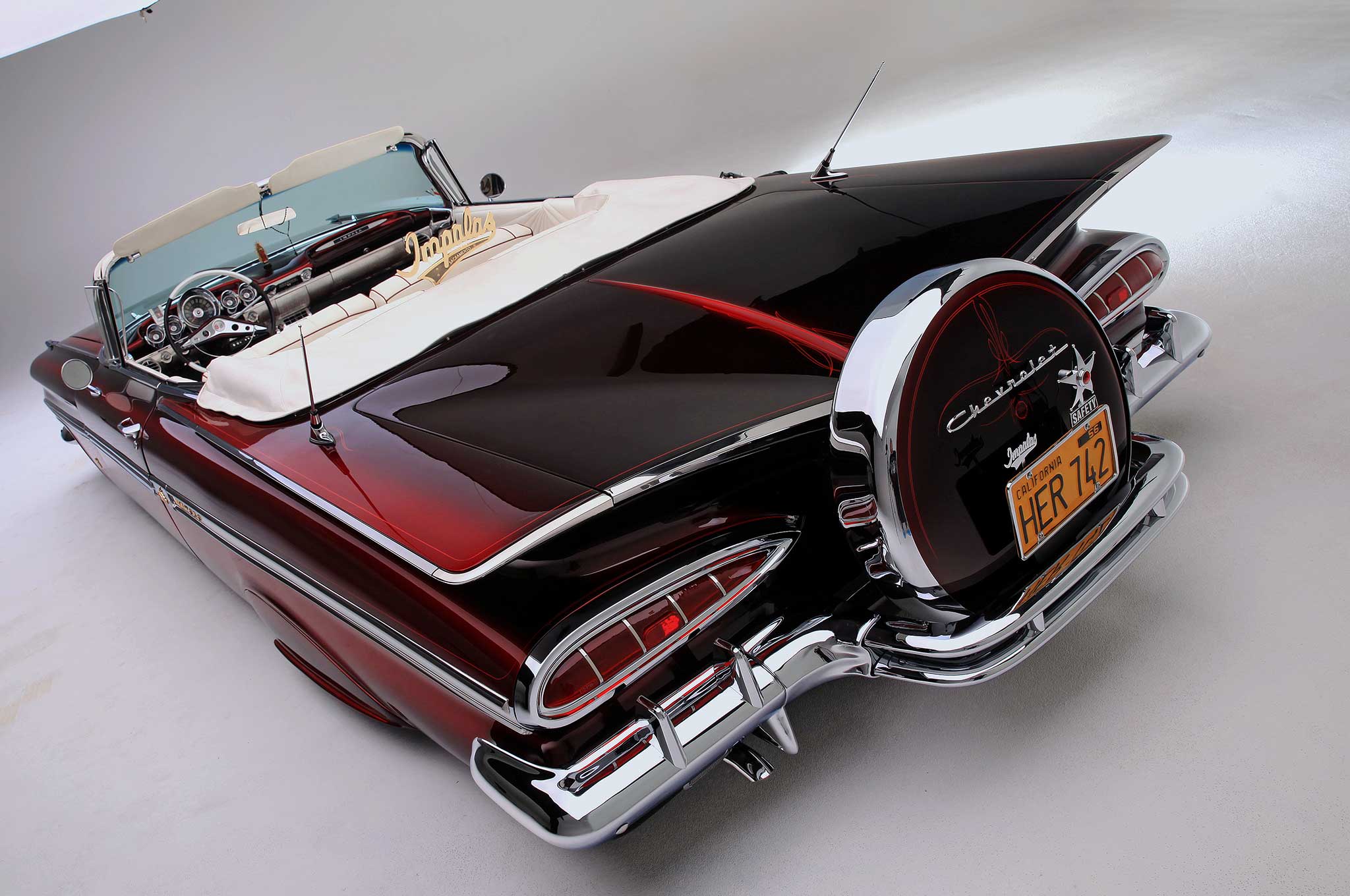 Phone wallpaper: Chevrolet Impala, Vehicles, 1959 Chevrolet Impala Convertible 1501208