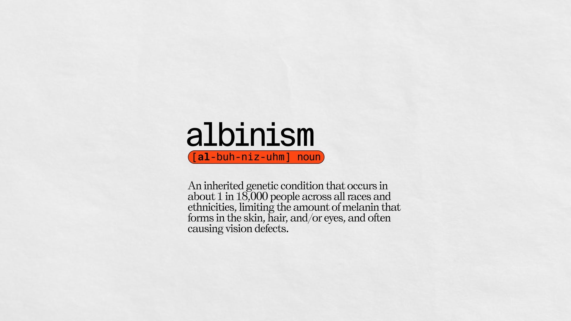 The Ignorance around Albinism To The People