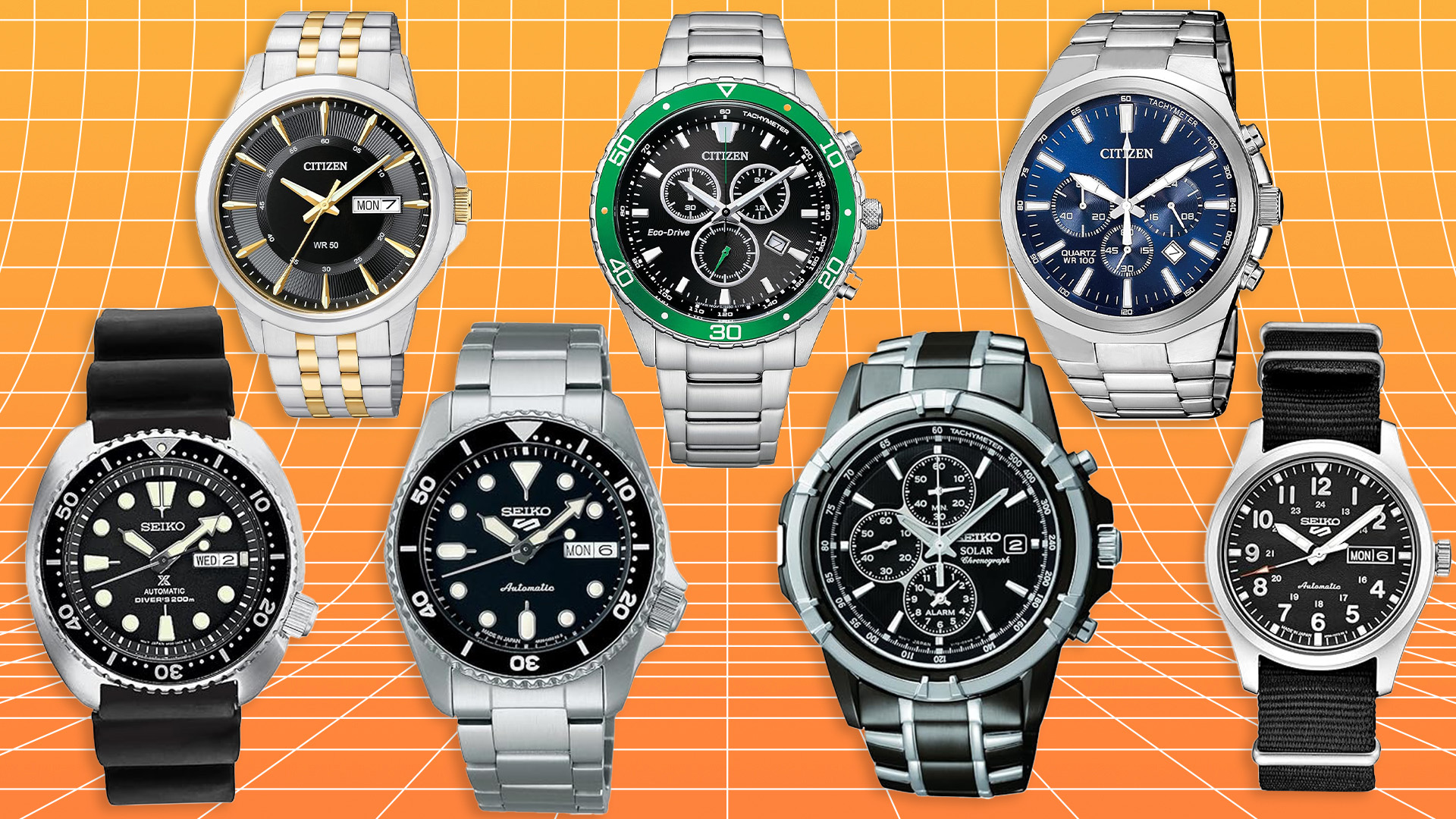Bring in Spring With Timely Deals on Analog Watches From Citizen and Seiko