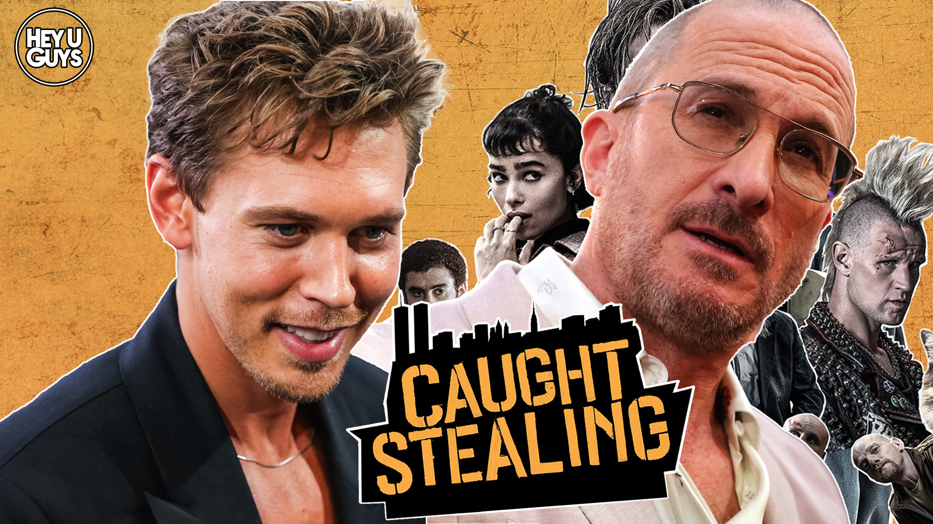 Caught Stealing UK Premiere Interviews: Austin Butler & Darren Aronofsky on their madcap new movie
