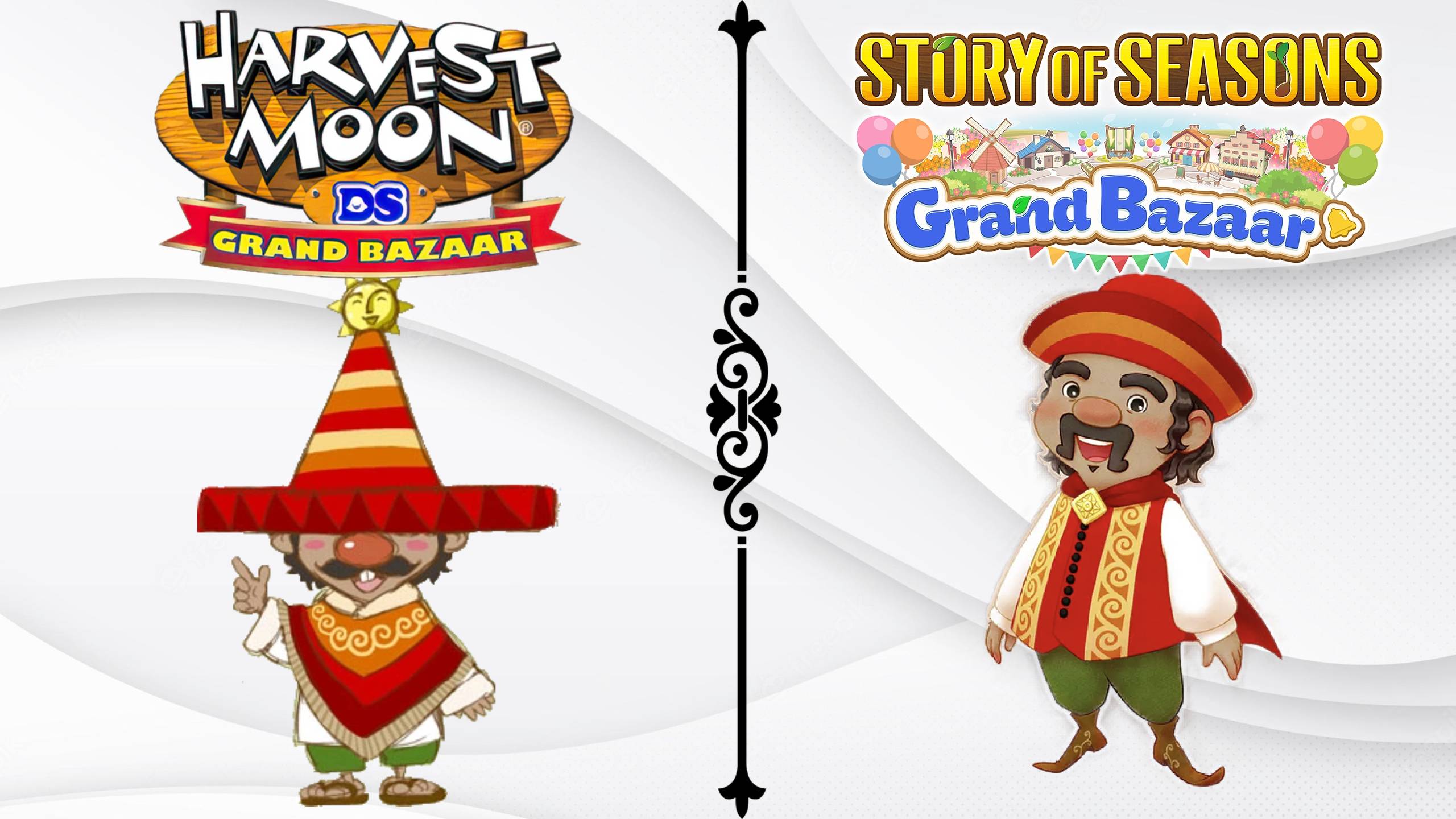 Grand Bazaar Villager Designs Before and After