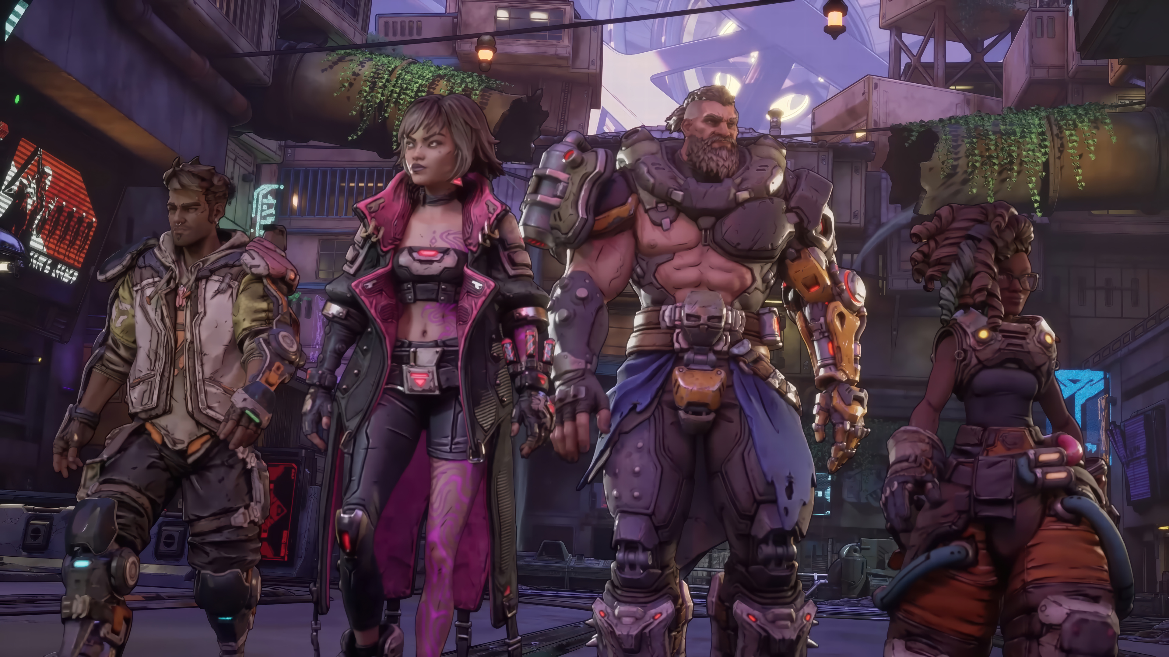 Borderlands 4 Vault Hunters Wallpaper 4K HD PC a