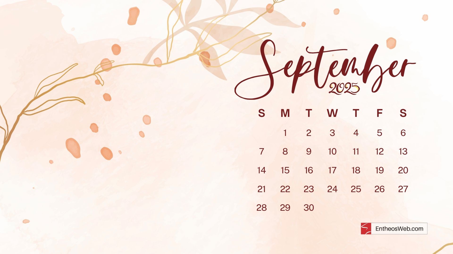 September 2025 Desktop Wallpaper