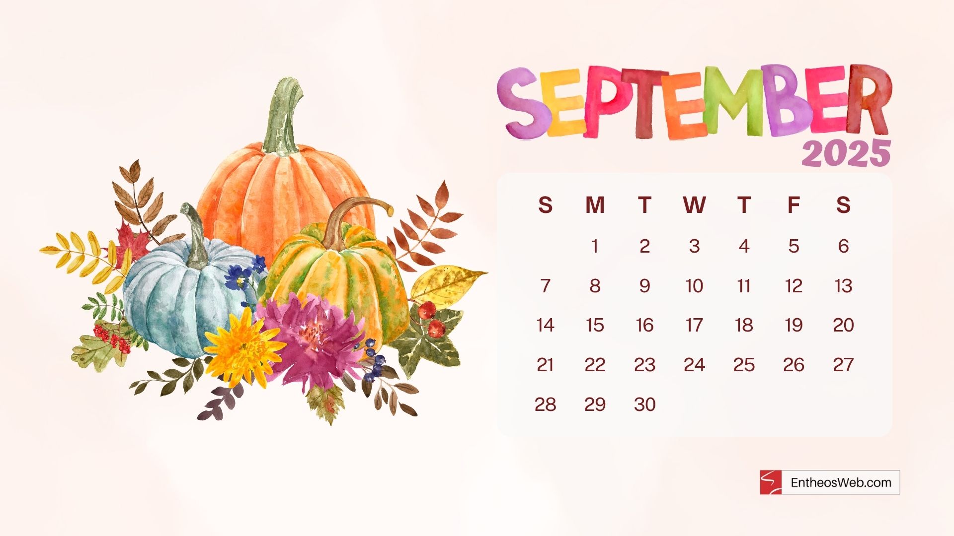 September 2025 Desktop Wallpaper