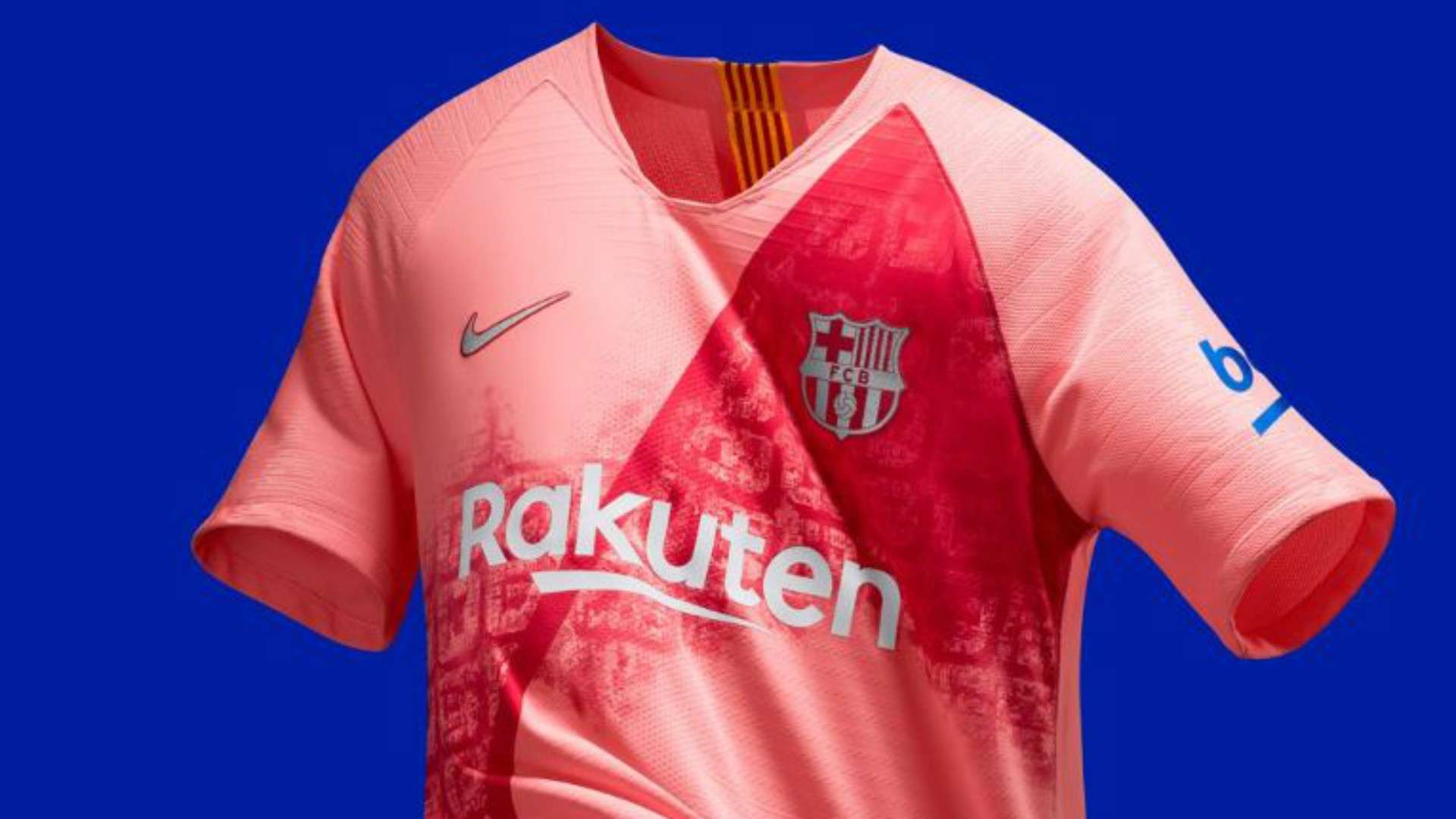 Barcelona news: Barca unveil new pink third kit. Goal.com US