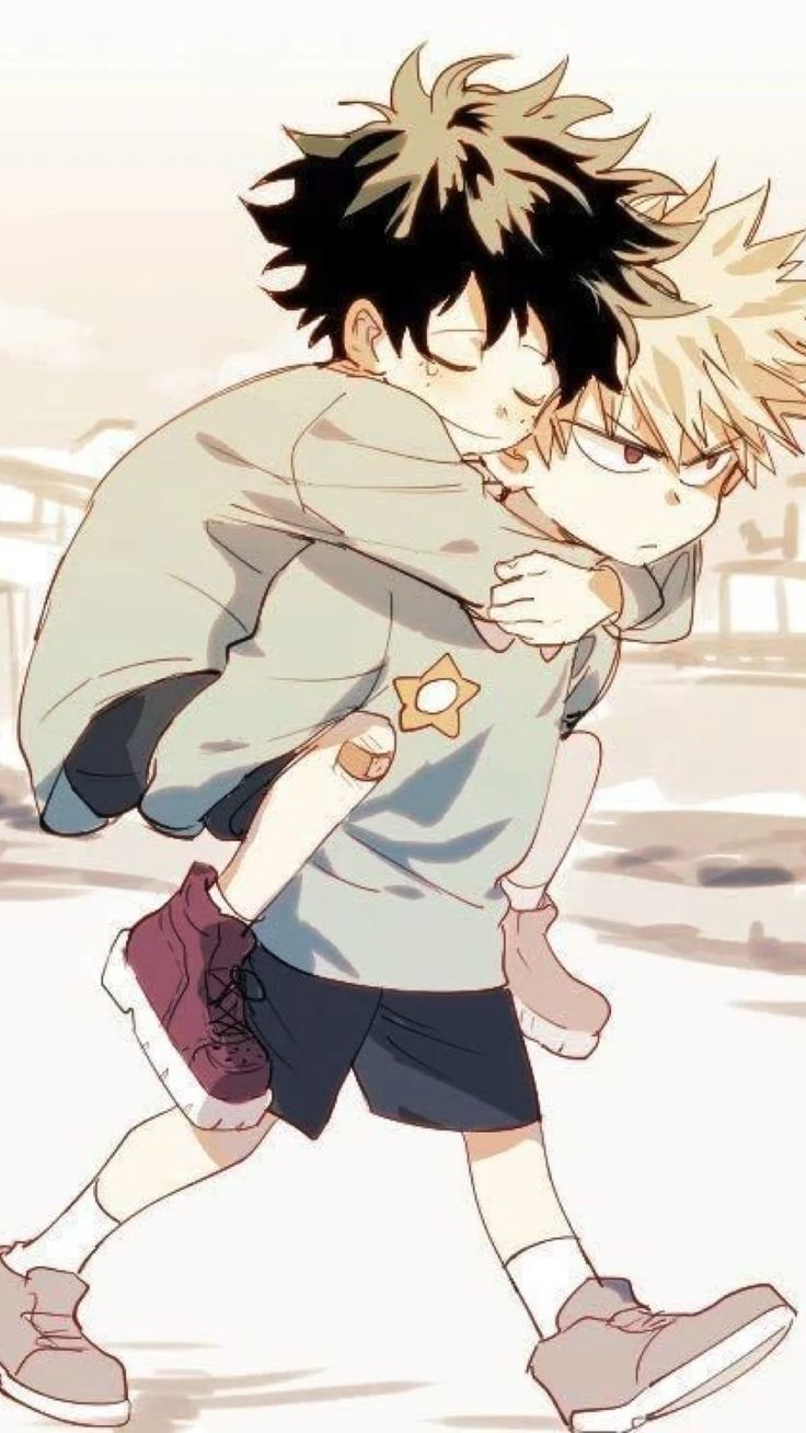 Kid deku & kid bakugo