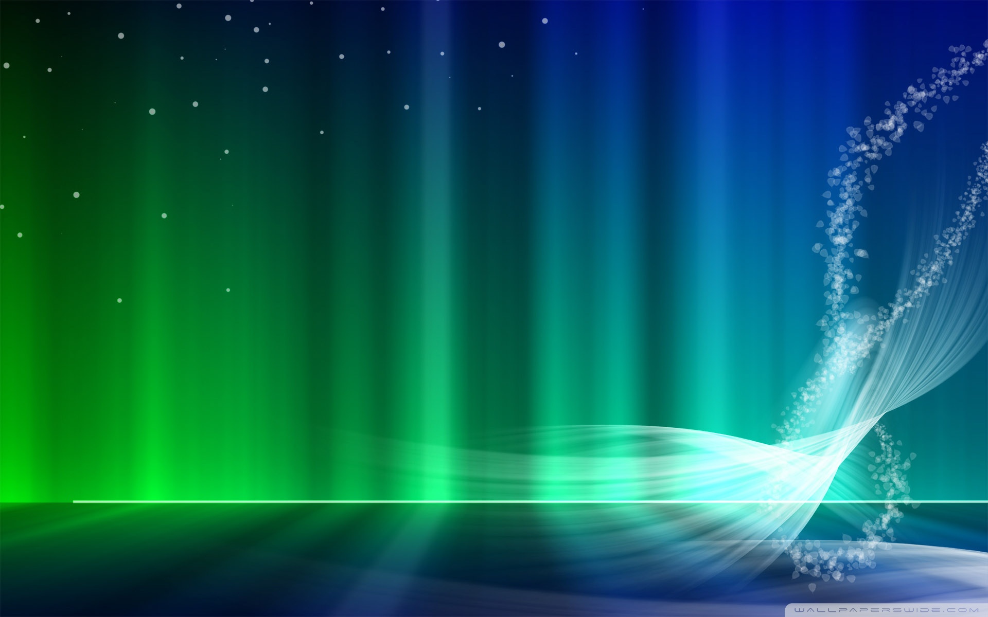 Vista Blue And Green Aurora 4K UHD Wallpaper for UltraHD Desktop and TV, Widescreen and UltraWide Display, Smartphone and Tablet Devices