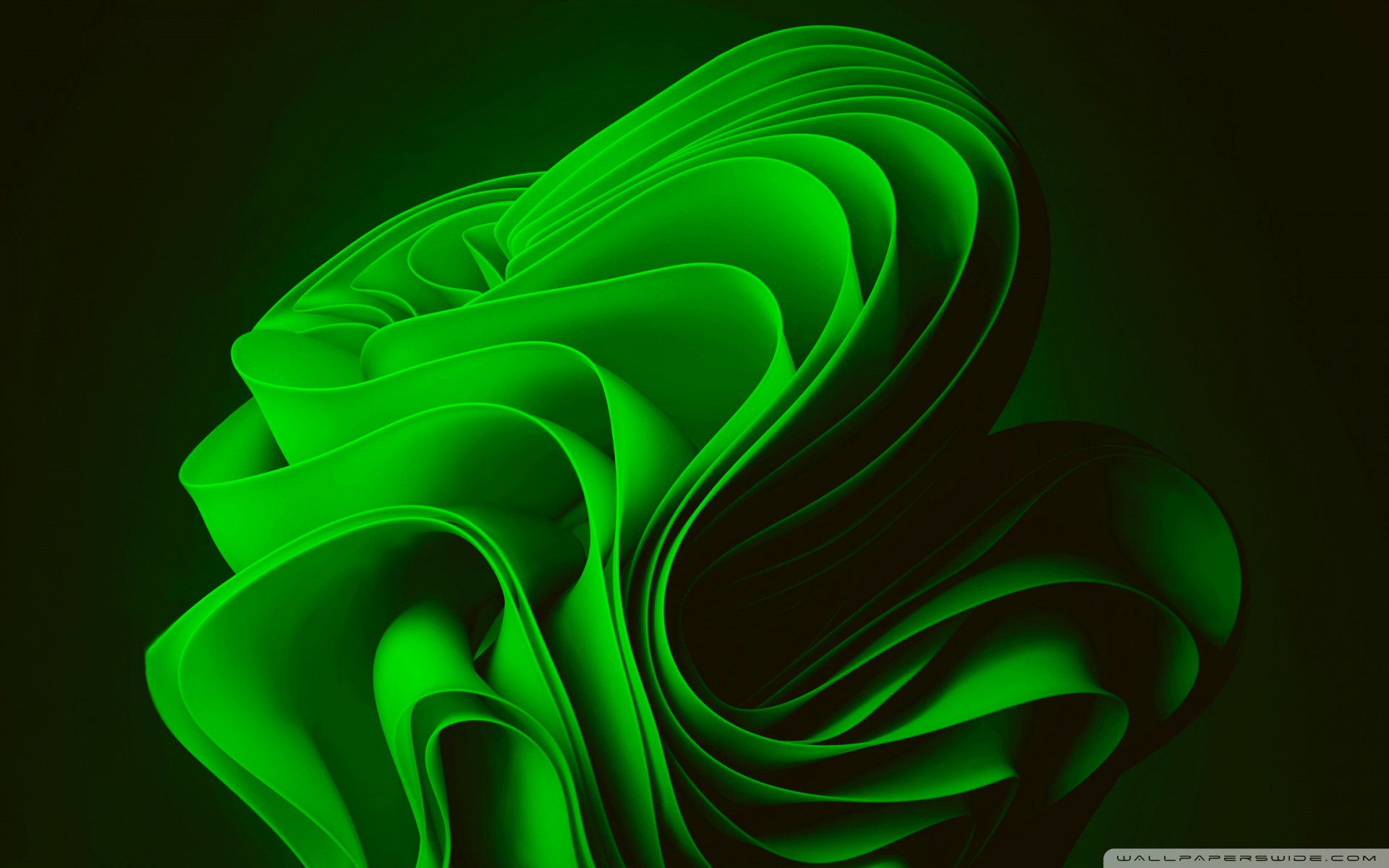 Windows 11 Green 4K UHD Wallpaper for UltraHD Desktop and TV, Widescreen and UltraWide Display, Smartphone and Tablet Devices