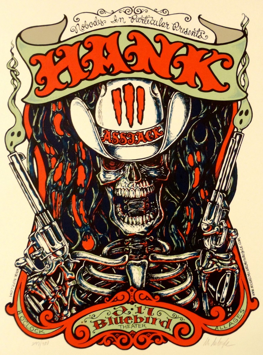 hank iii poster products
