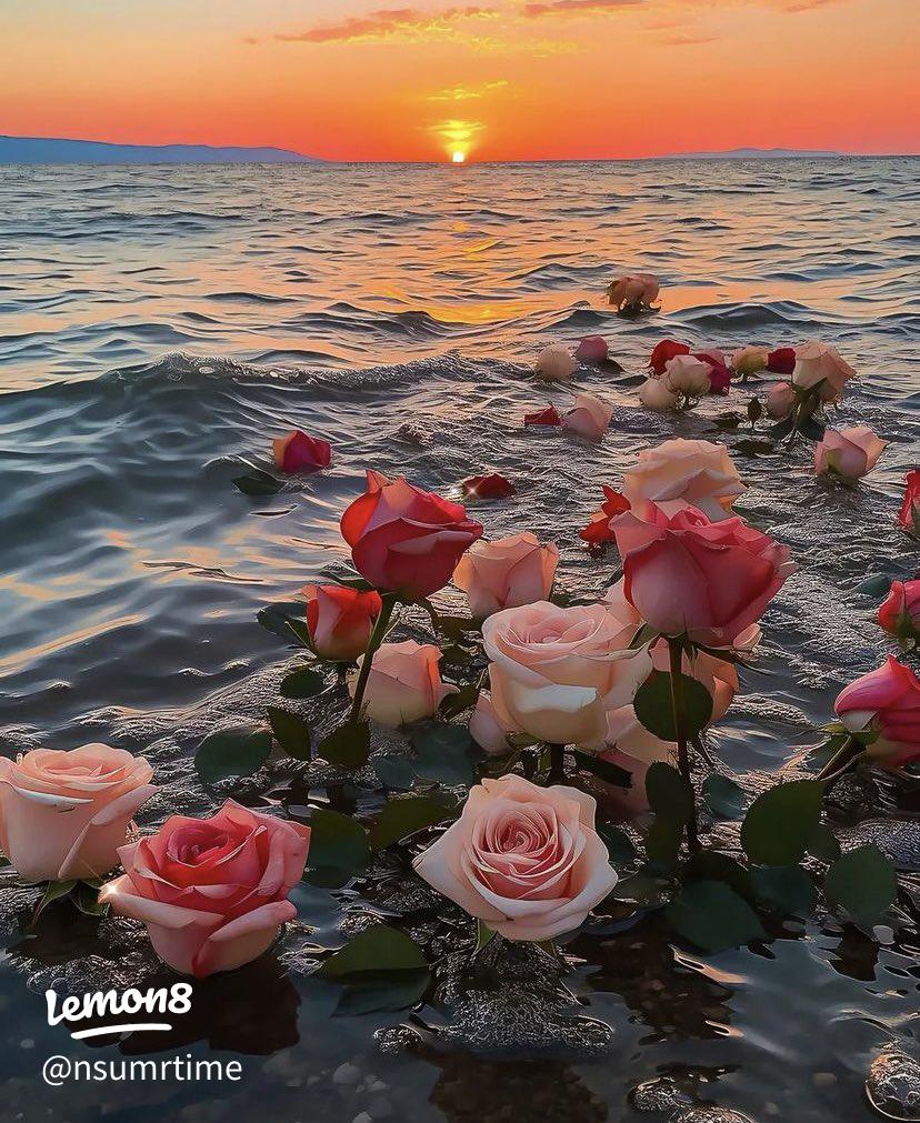 Aesthetic Roses by the Sea: Stunning Wallpaper Ideas