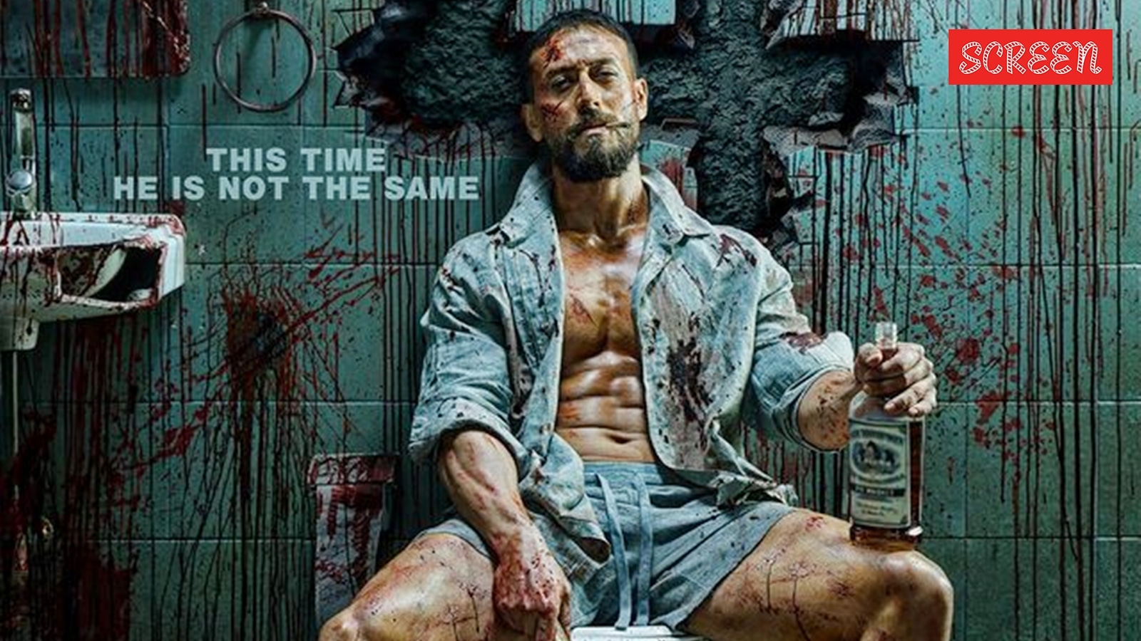 Baaghi 4 first poster: Tiger Shroff is bloodied and shorn in intense first poster. Watch. Bollywood News Indian Express