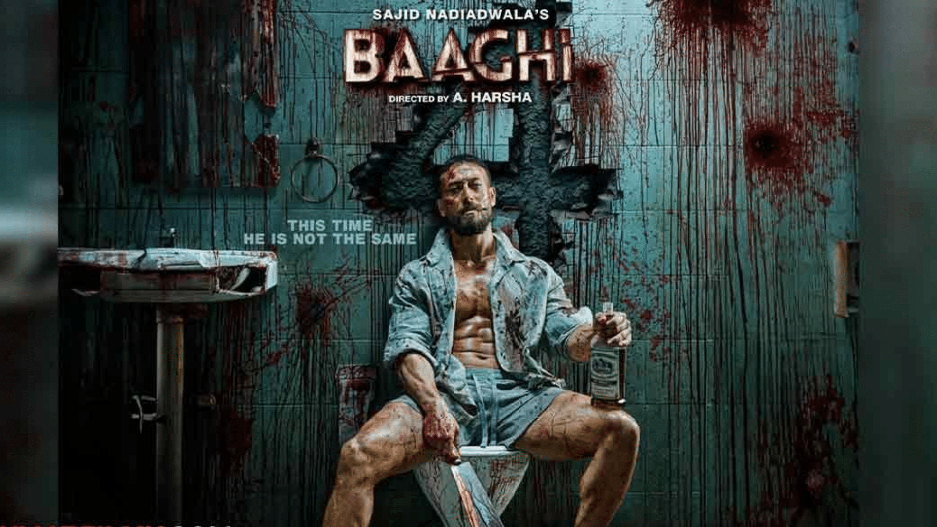Baaghi 4 Poster: Tiger Shroff's bloodied look reminds people of Animal, user says, Ab saare Animal ke copy