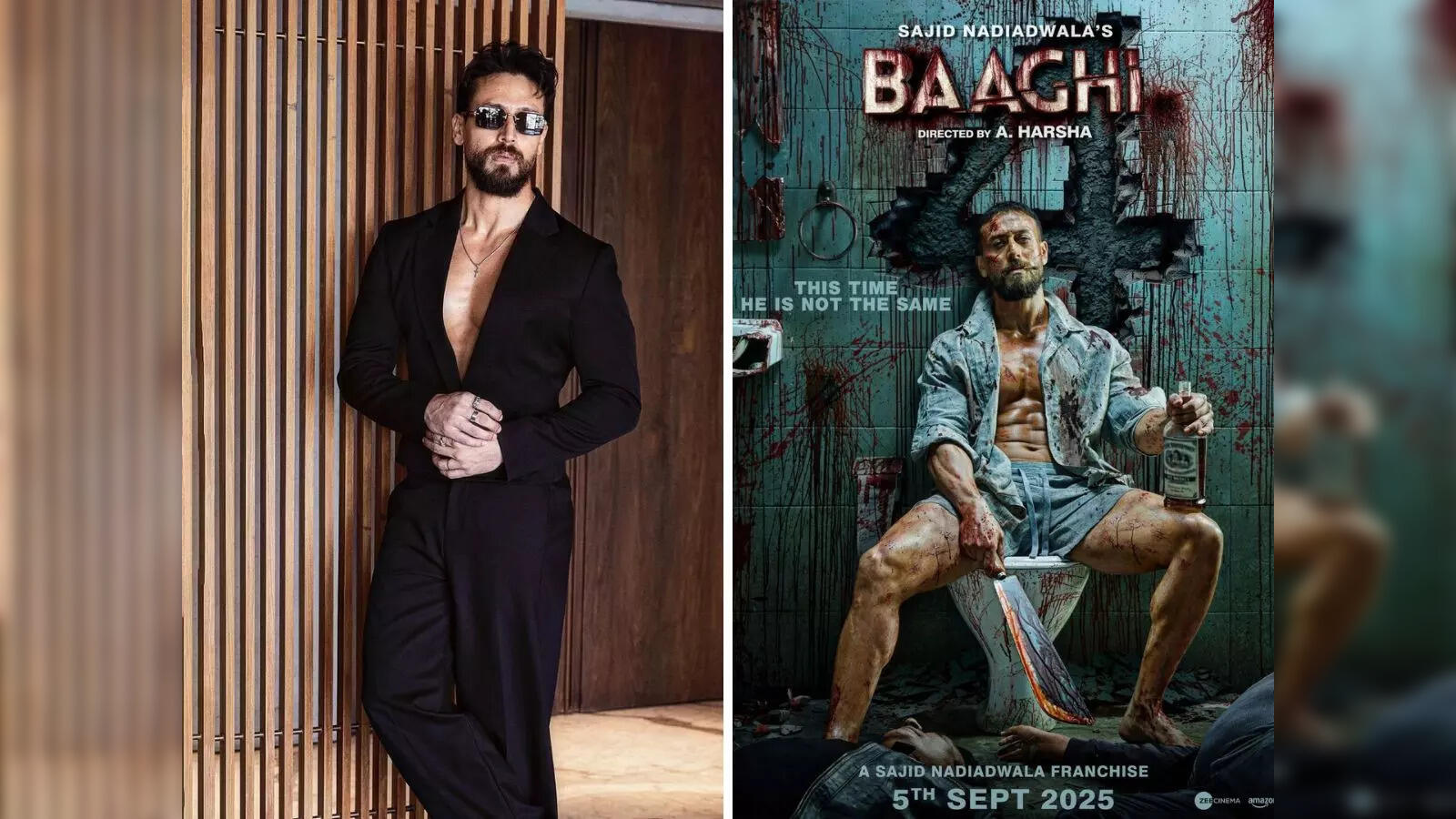 Tiger Shroff unleashes his 'dark spirit' with Baaghi 4 first look, Watch Economic Times