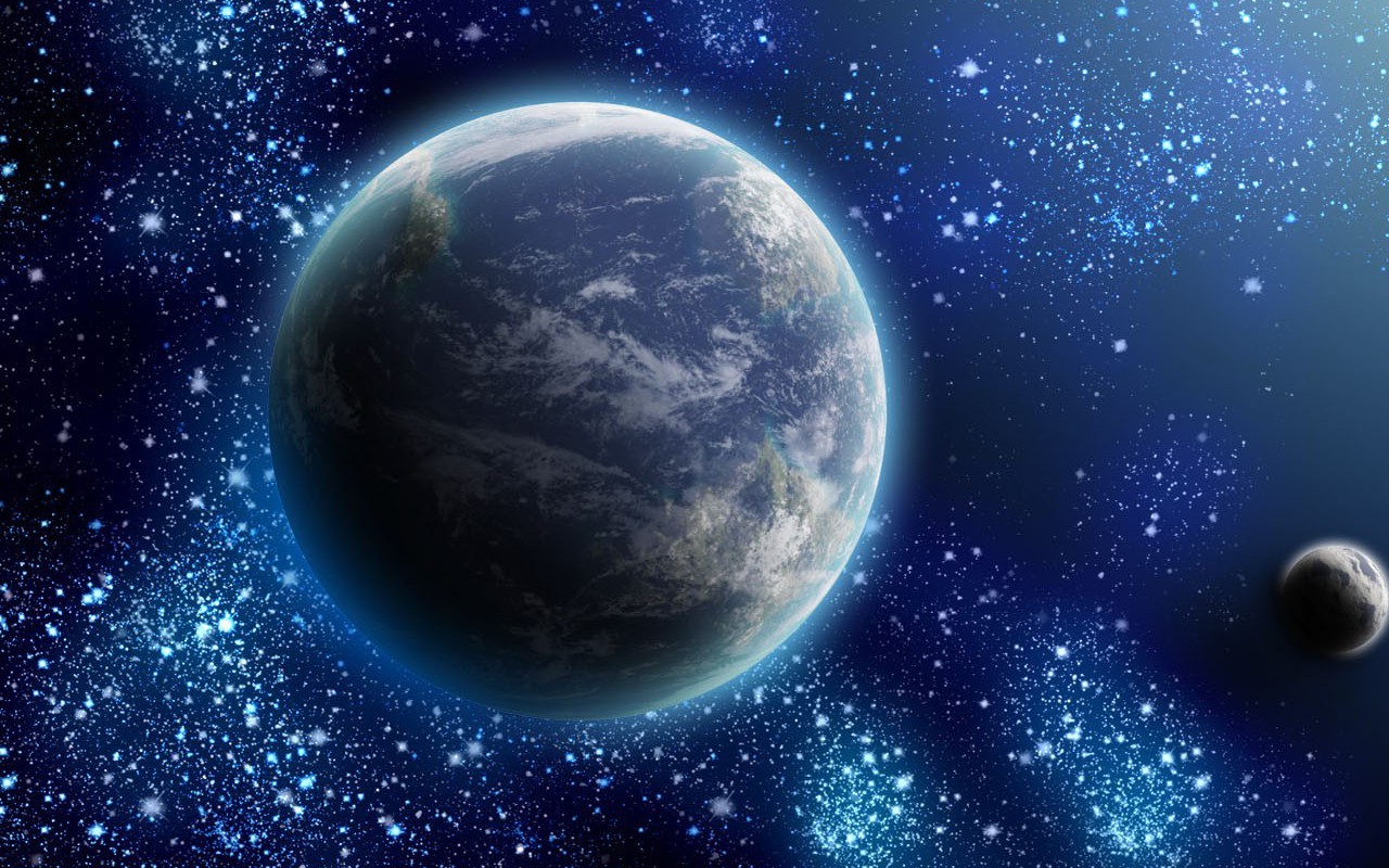 Earth, Digital Art Wallpaper HD / Desktop and Mobile Background