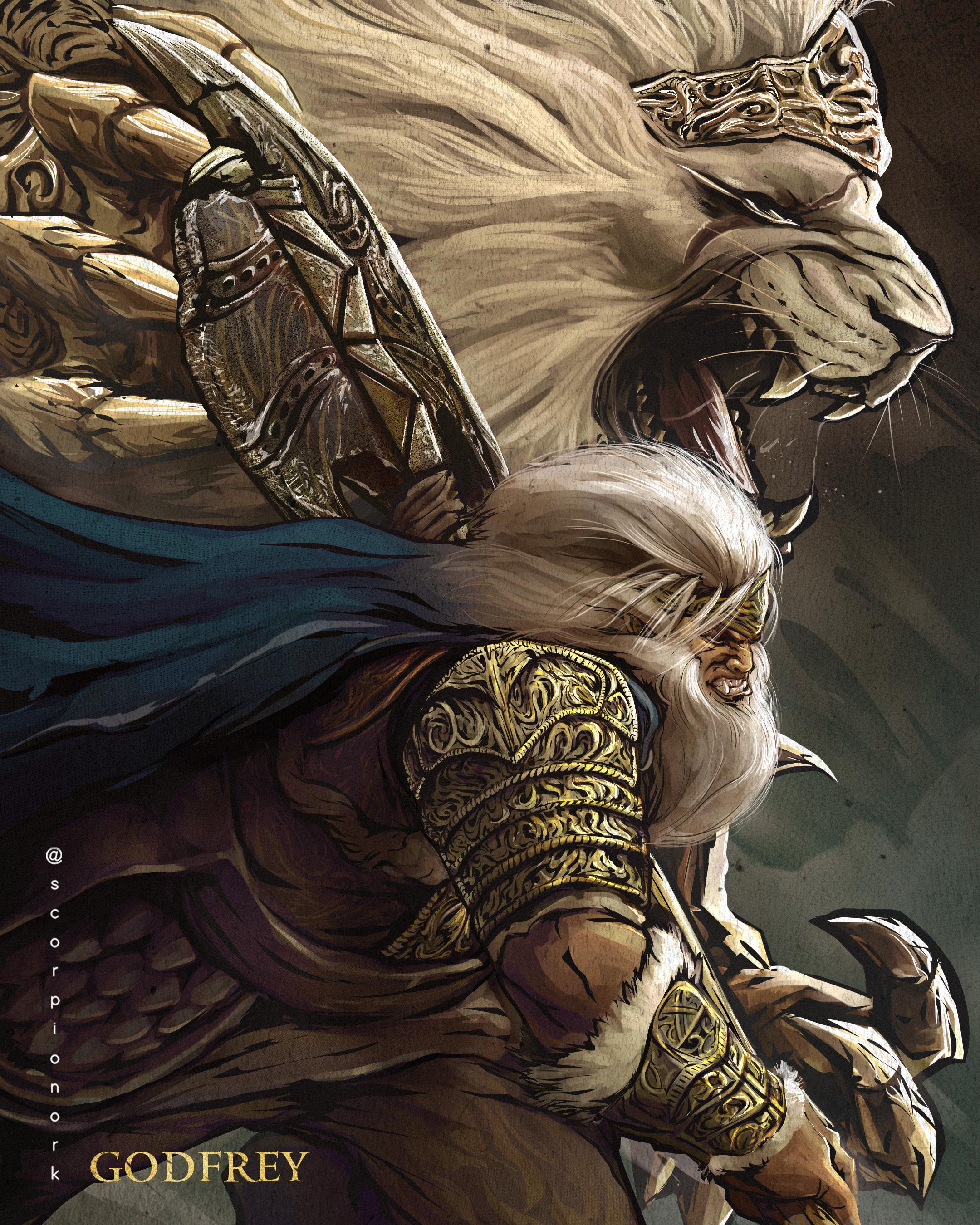 Godfrey, The First Elden Lord [Fan Art]