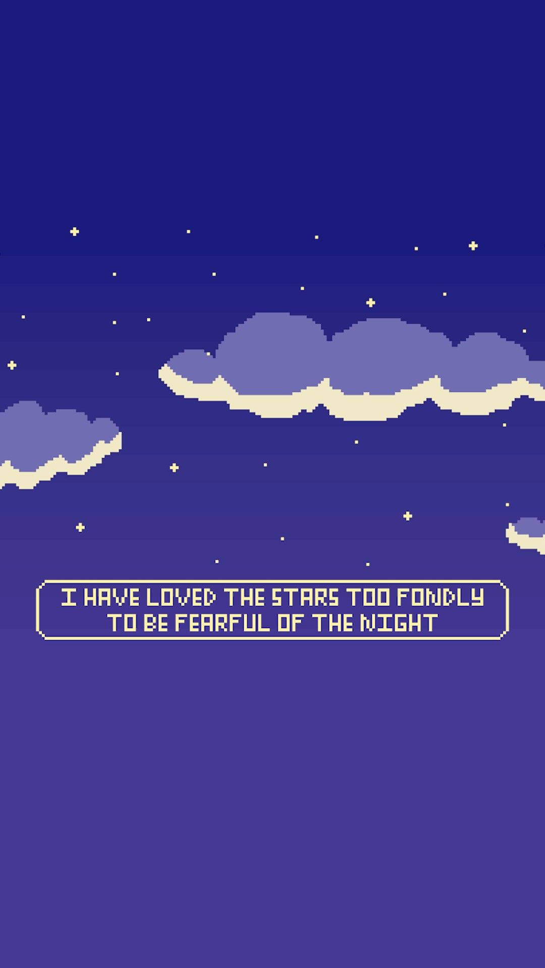Download Cool Aesthetic Pixel Art Quote Wallpaper