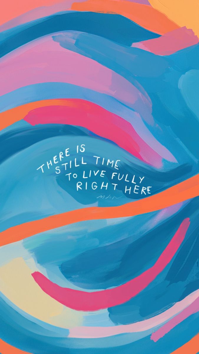 No Time to Live Full Life Quote Wallpaper