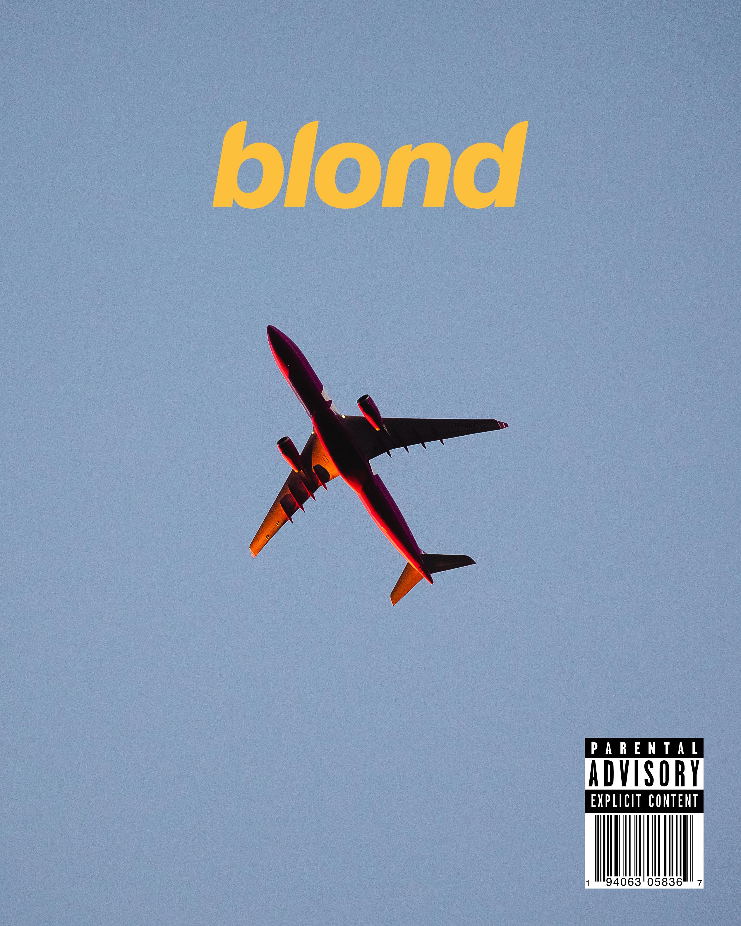 I took some photo recently that made a cool alternate Blonde album cover