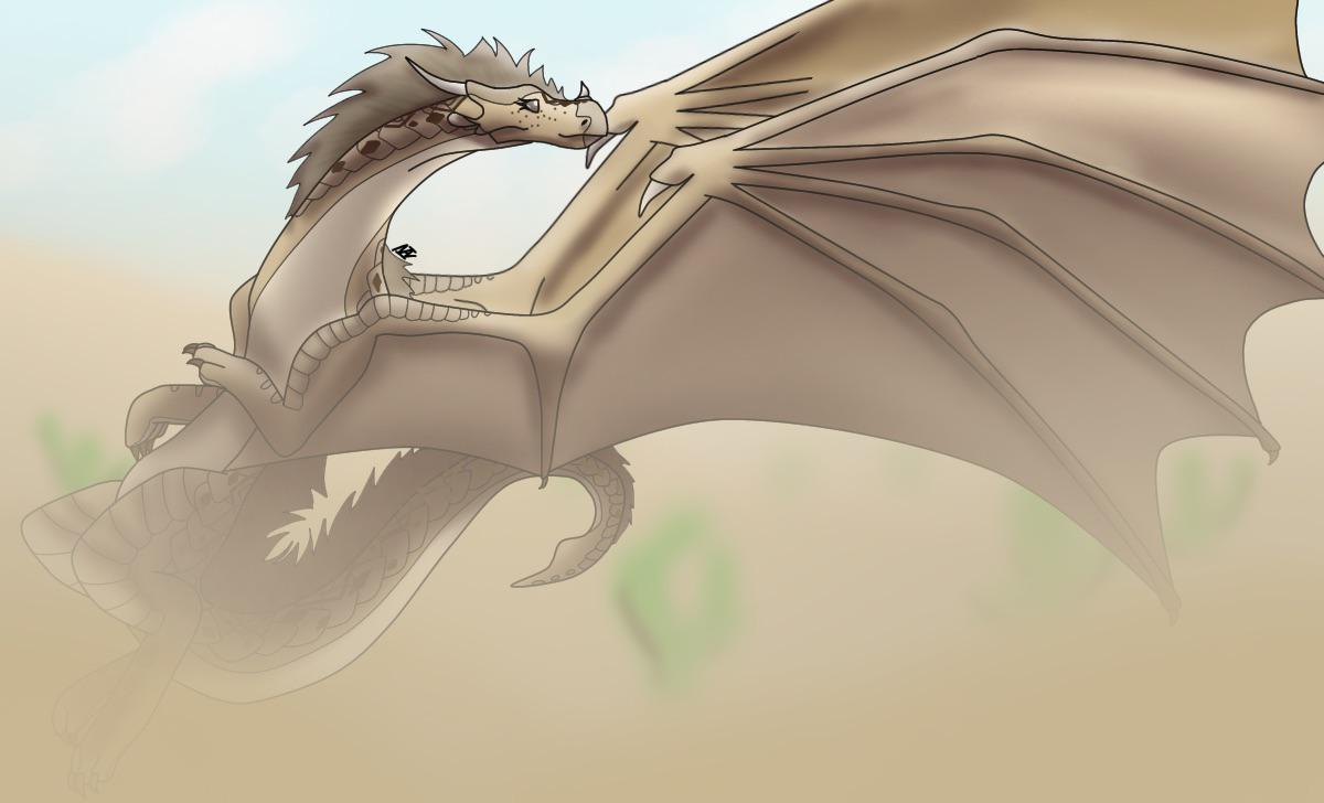 Viper the SandWing, one of my OCs