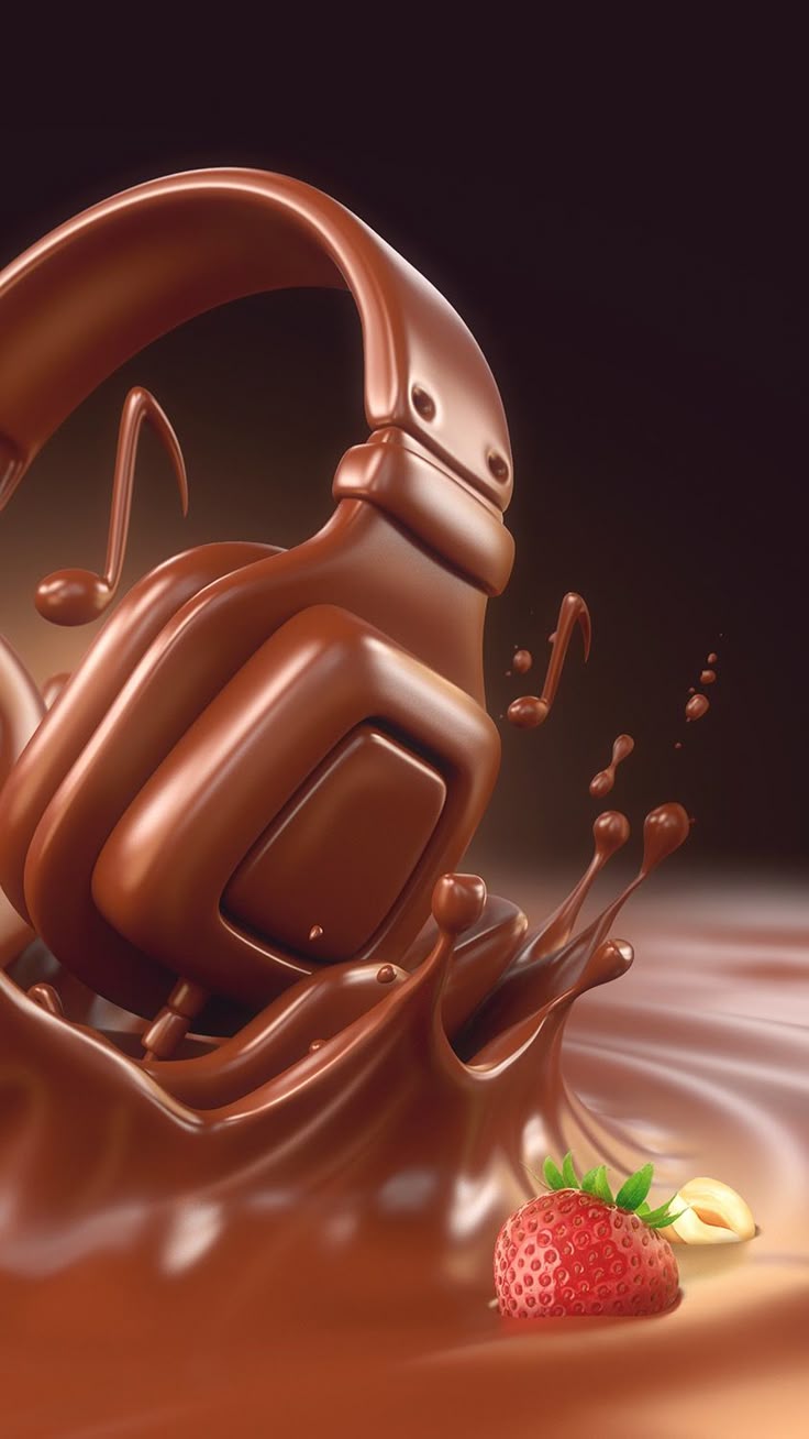 Chocolate Musical Wallpaper
