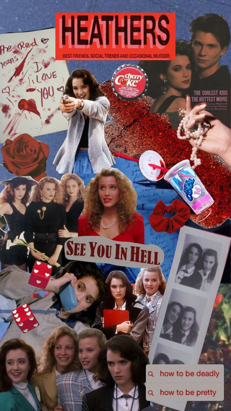 How very #vintage #heathers #currentaesthetic #moodboard #aesthetic #r. Heathers the musical