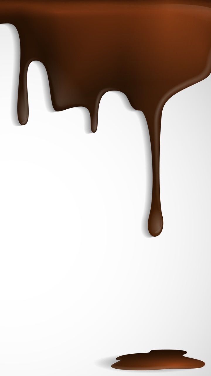 Gold Wallpaper Background with Melted Chocolate