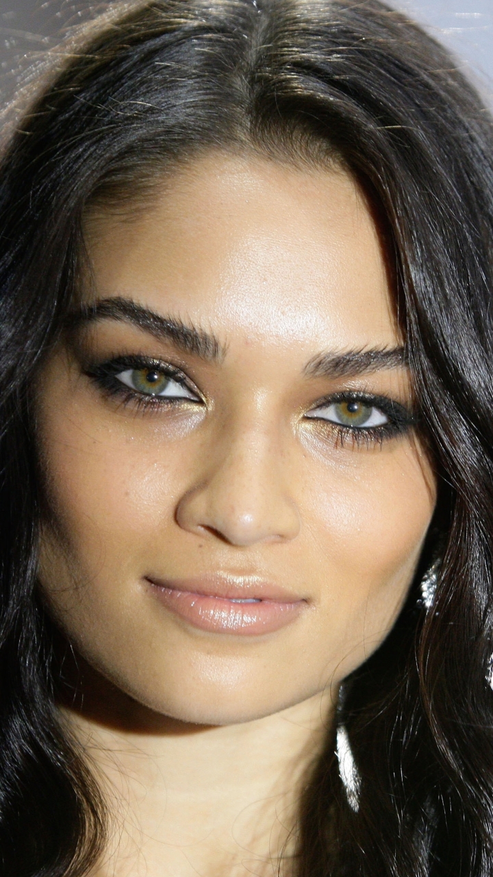 Phone wallpaper: Women, Shanina Shaik, Face, Model, Brunette, Hazel Eyes, Australian 1258729