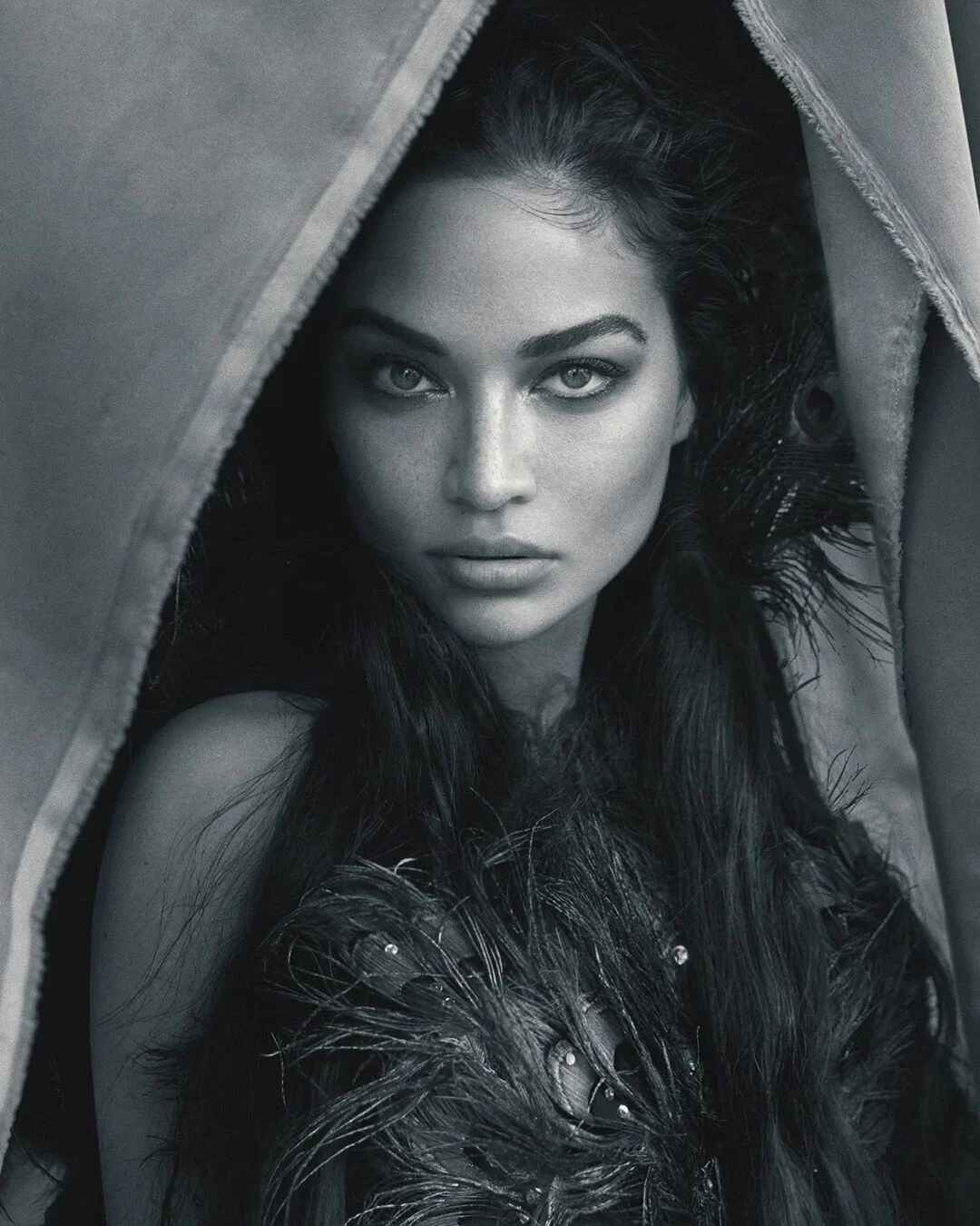 Shanina Shaik's Regal Glam Harper's Bazaar Arabia Greg Swales