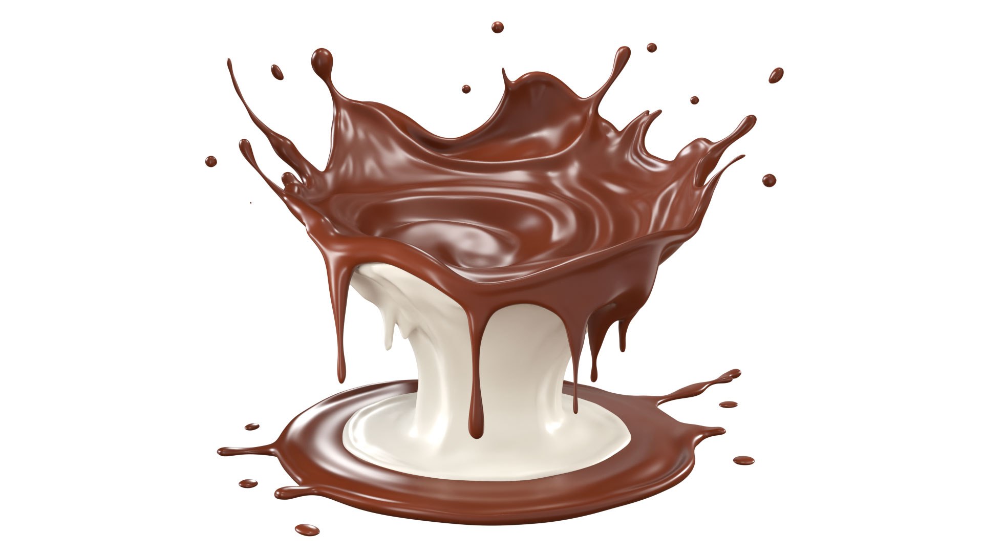 Chocolate Splash 26 3D