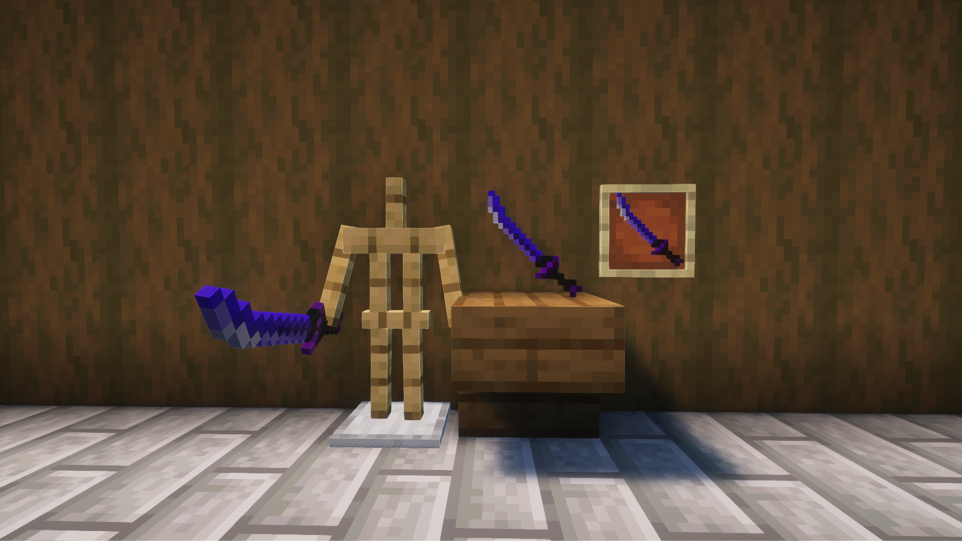 Minecraft Dungeons Dark Katana Resource Pack