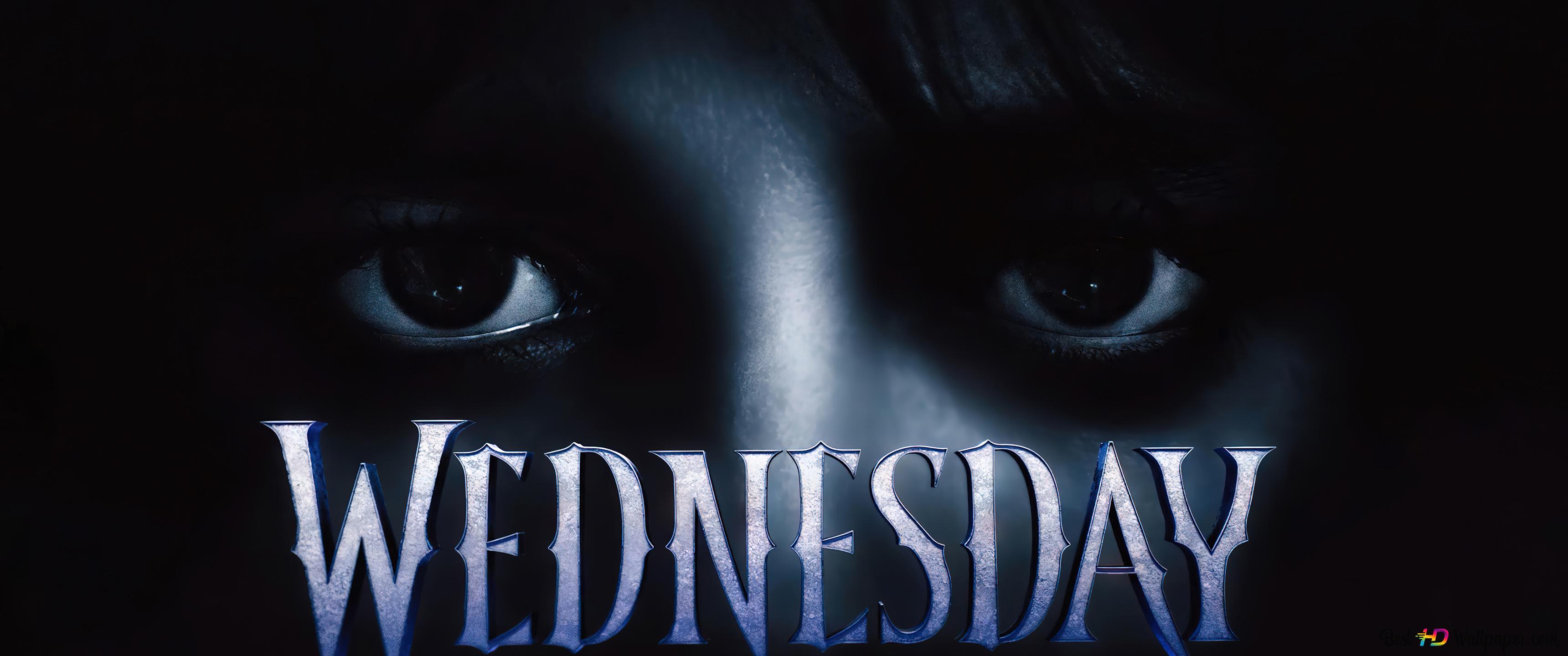 Wednesday Netflix series poster 4K wallpaper download