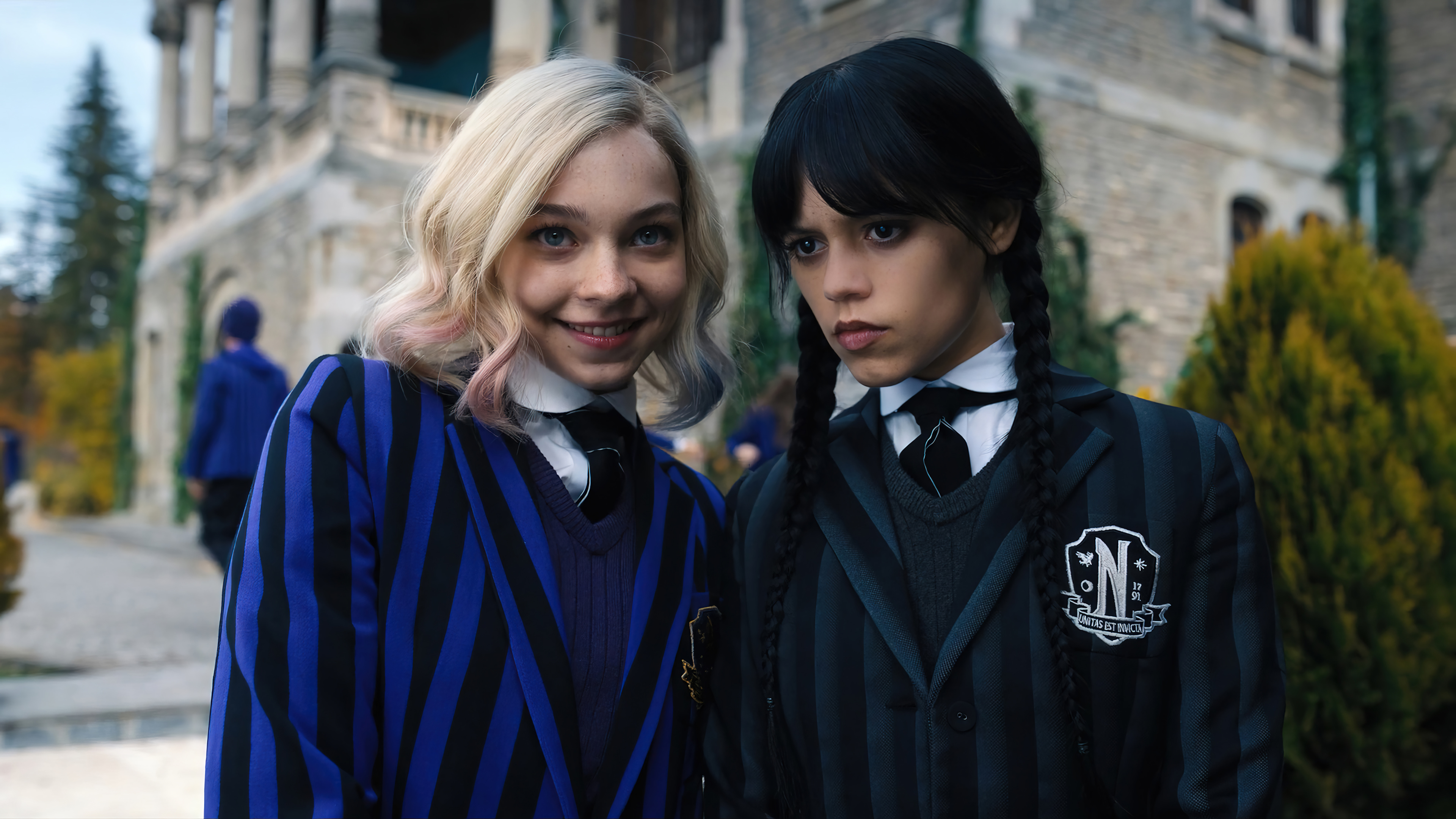 Wednesday Addams Enid Sinclair Netflix Series Wallpaper 4K HD PC h