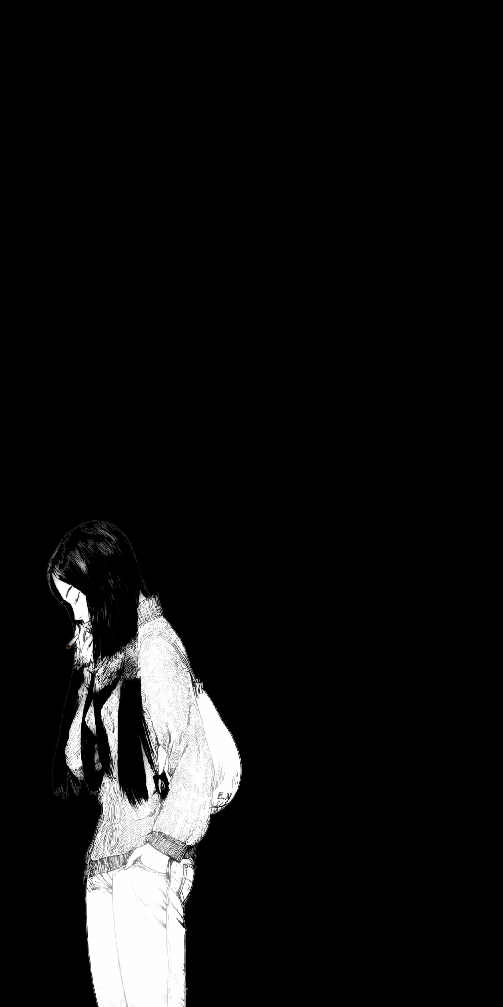 Amoled Wallpaper edits from the manga Memories of Emanon (1711x3421), (711x1393), (1586x3200), (711x1393)